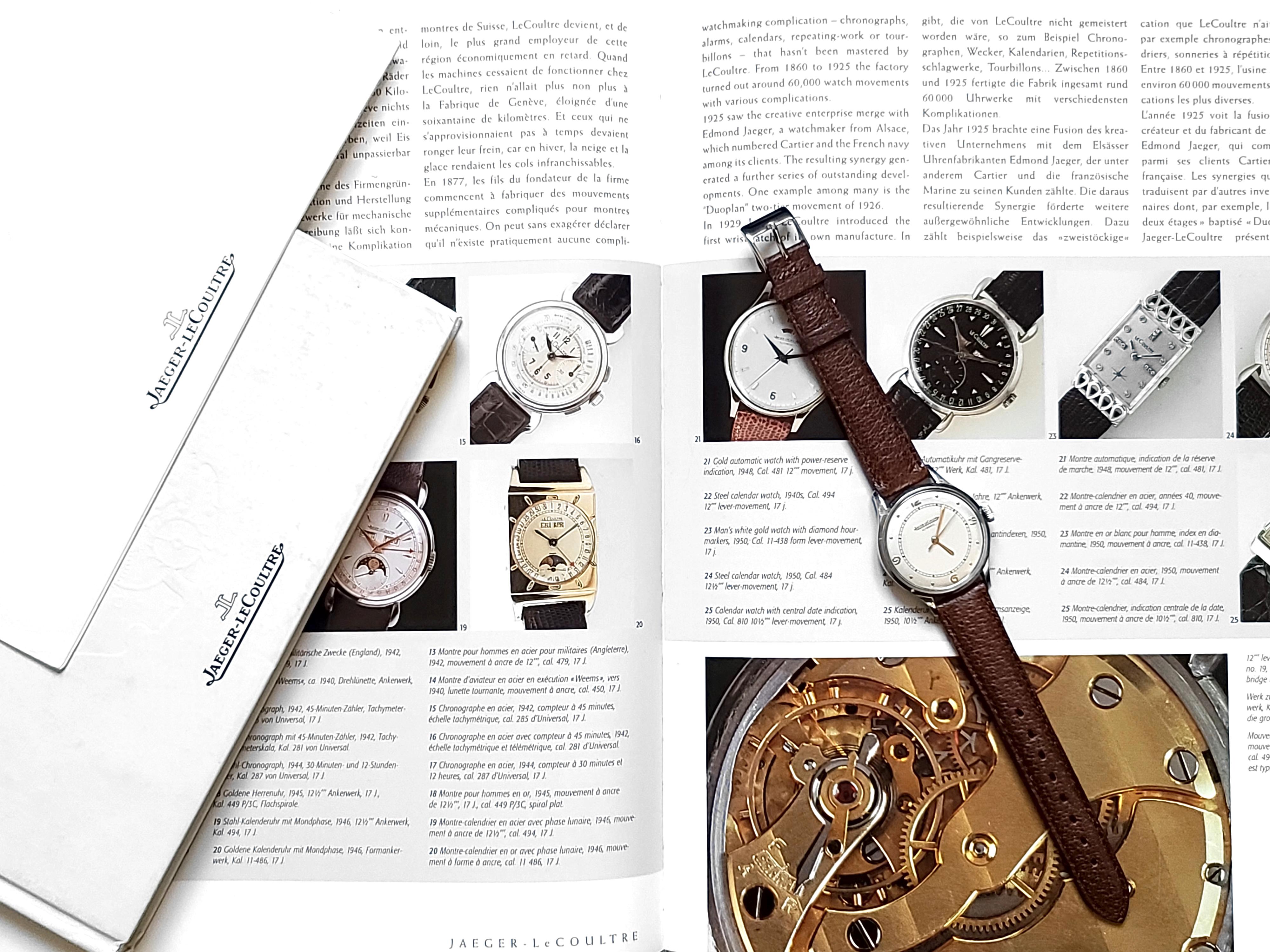 Jaeger-LeCoultre
Fondée en 1833

Jaeger-LeCoultre a toujours produit un grand nombre de mouvements pour plusieurs maisons horlogères de renom, dont Vacheron Constantin, Audemars Piguet, IWC et Cartier. Pendant la majeure partie du XXe siècle,