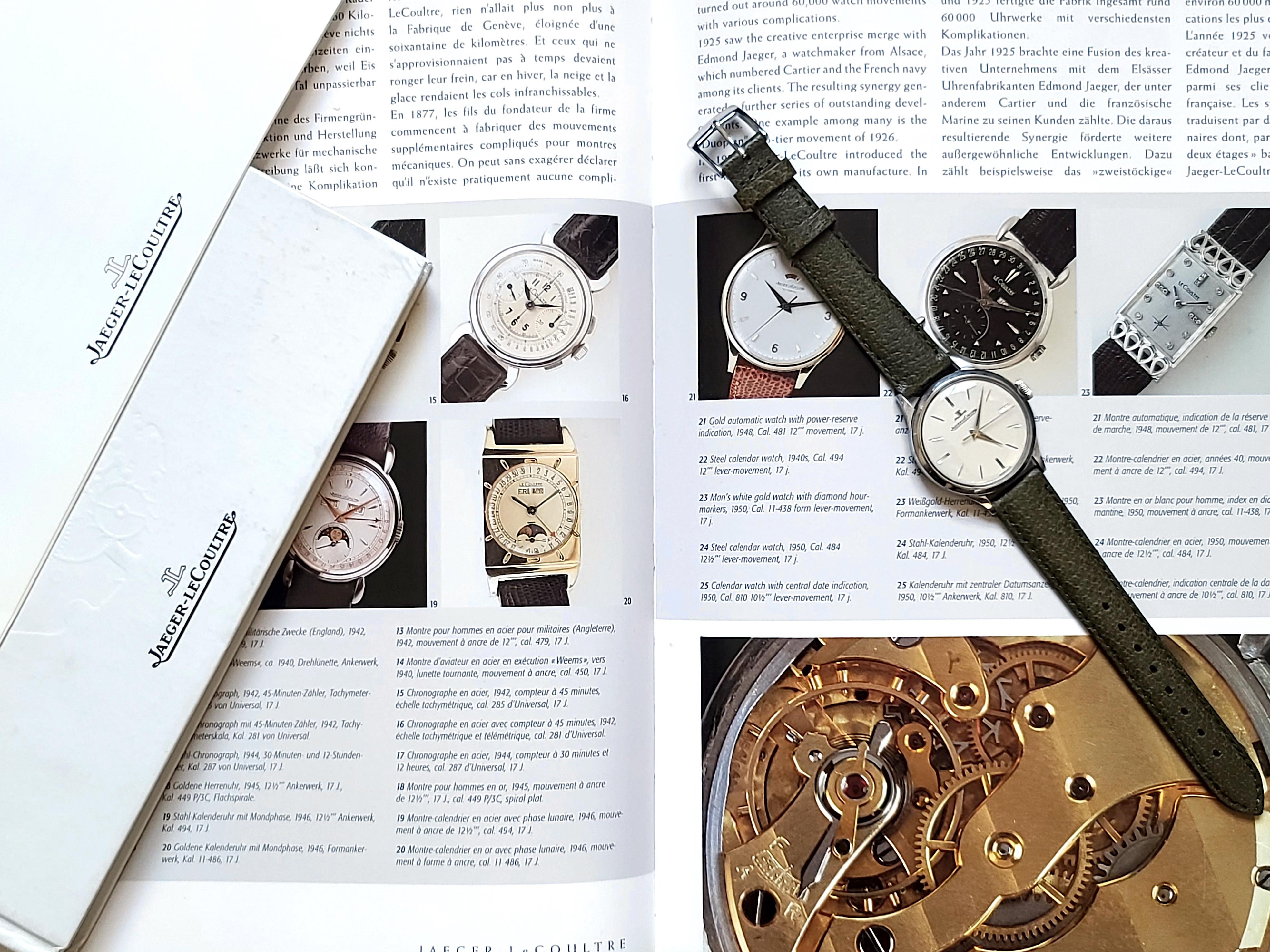 Jaeger-LeCoultre
Founded in 1833

Jaeger-LeCoultre has always produced a great many movements for a number of famous watch houses including Vacheron Constantin, Audemars Piguet, IWC, and Cartier. Indeed for most of the 20th Century, Jaeger-LeCoultre