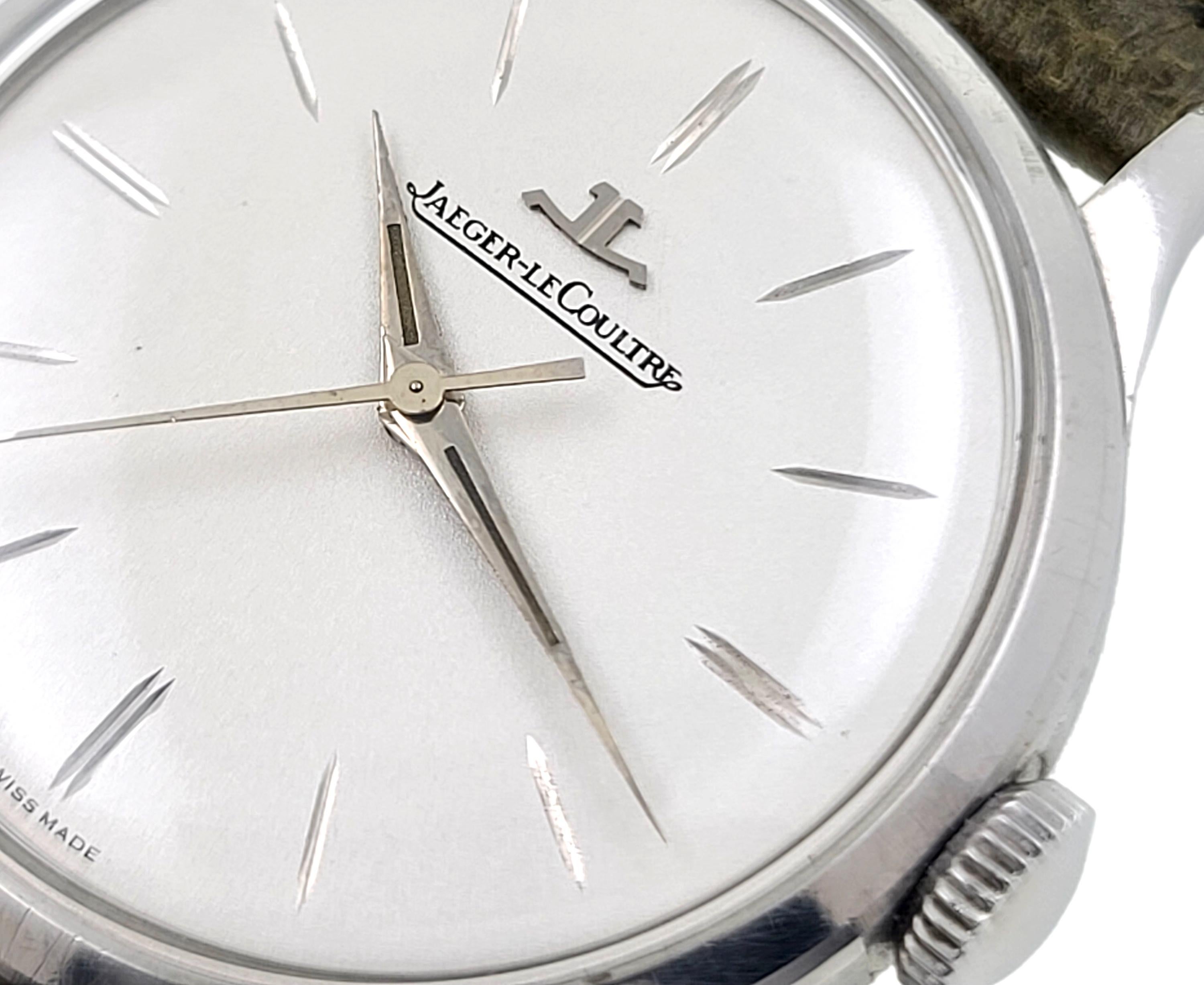Jaeger-LeCoultre Serviced Stainless Steel Classic Pre Master Manual Vintage 1950 In Excellent Condition In Neuilly-sur-Seine, IDF