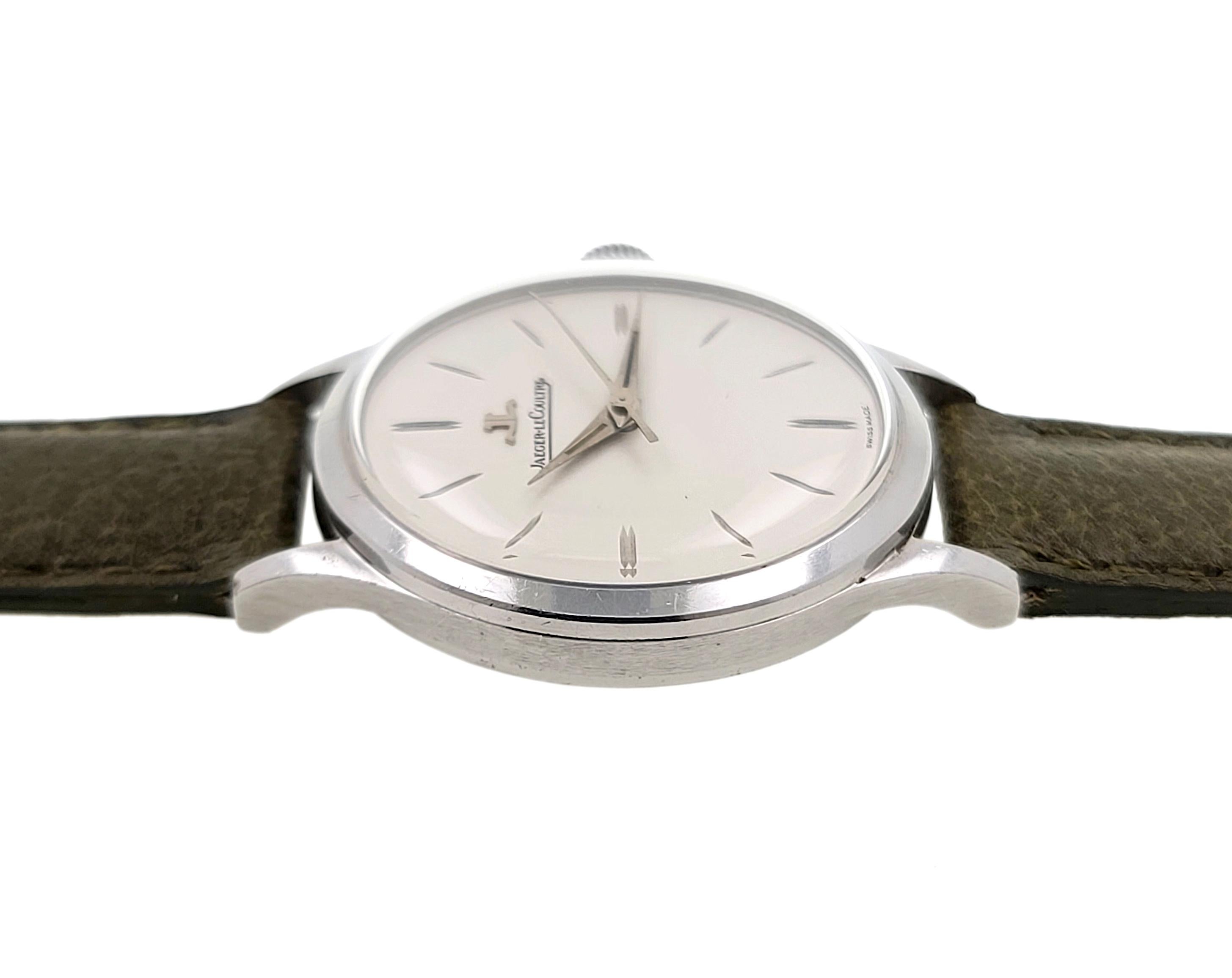 Jaeger-LeCoultre Serviced Stainless Steel Classic Pre Master Manual Vintage 1950 5