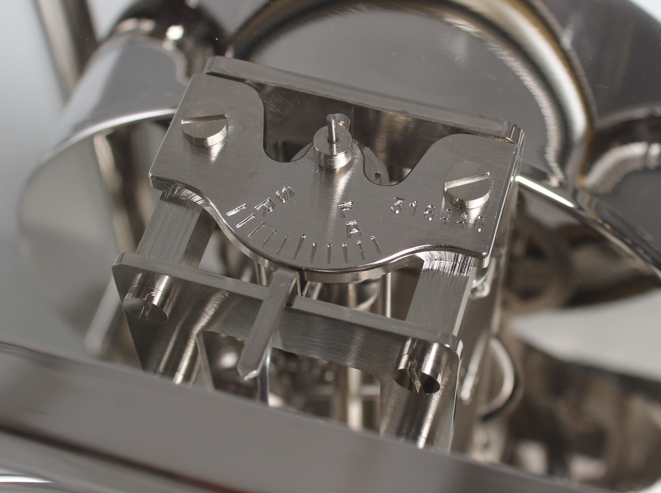 Jaeger LeCoultre, Silver Atmos Clock from 1970, Revised and Platinum-Plated 5