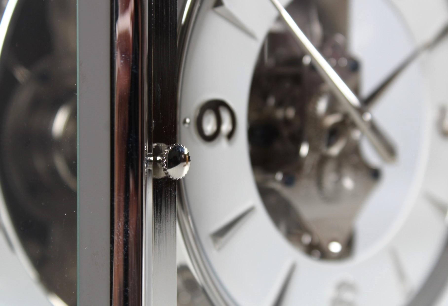 Swiss Jaeger LeCoultre, Silver Atmos IV Calibre 532, Manufactured 1955