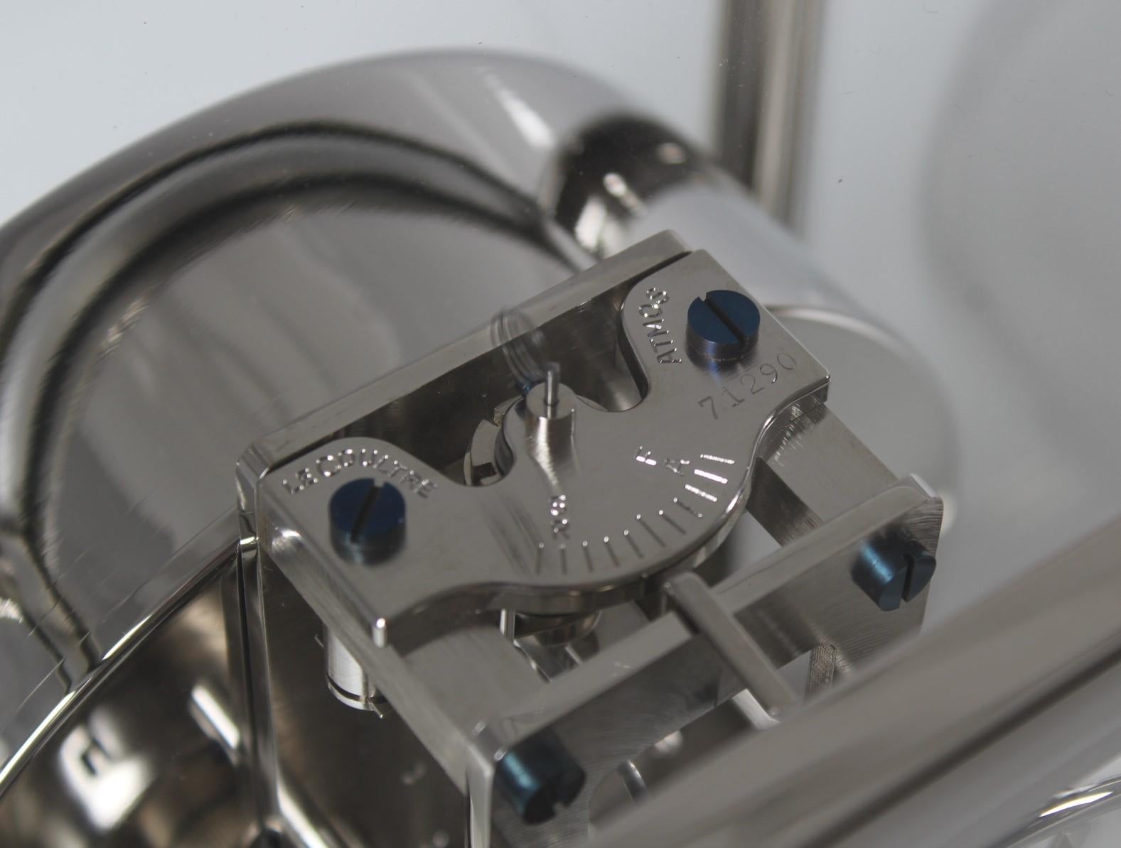 Mid-20th Century Jaeger LeCoultre, Silver Atmos IV Calibre 532, Manufactured 1955