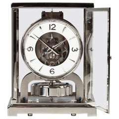 Vintage Jaeger LeCoultre, Silver Atmos IV Calibre 532, Manufactured 1955