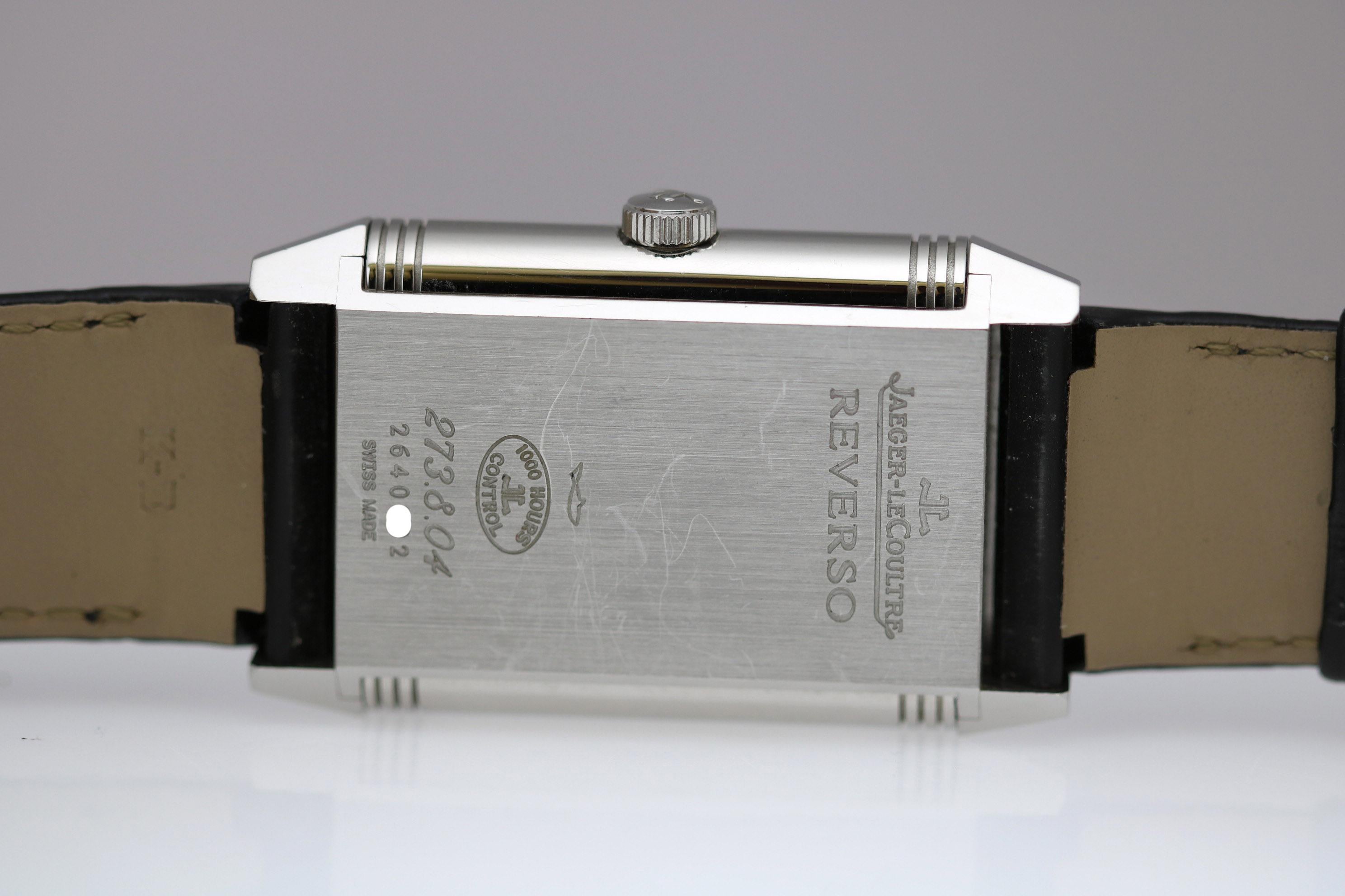 Jaeger-LeCoultre Stainless Steel Grand Reverso 976 with Box & Papers c. 2010 2