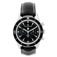Jaeger-LeCoultre Stainless Steel Master Deep Sea Chronograph Wristwatch 