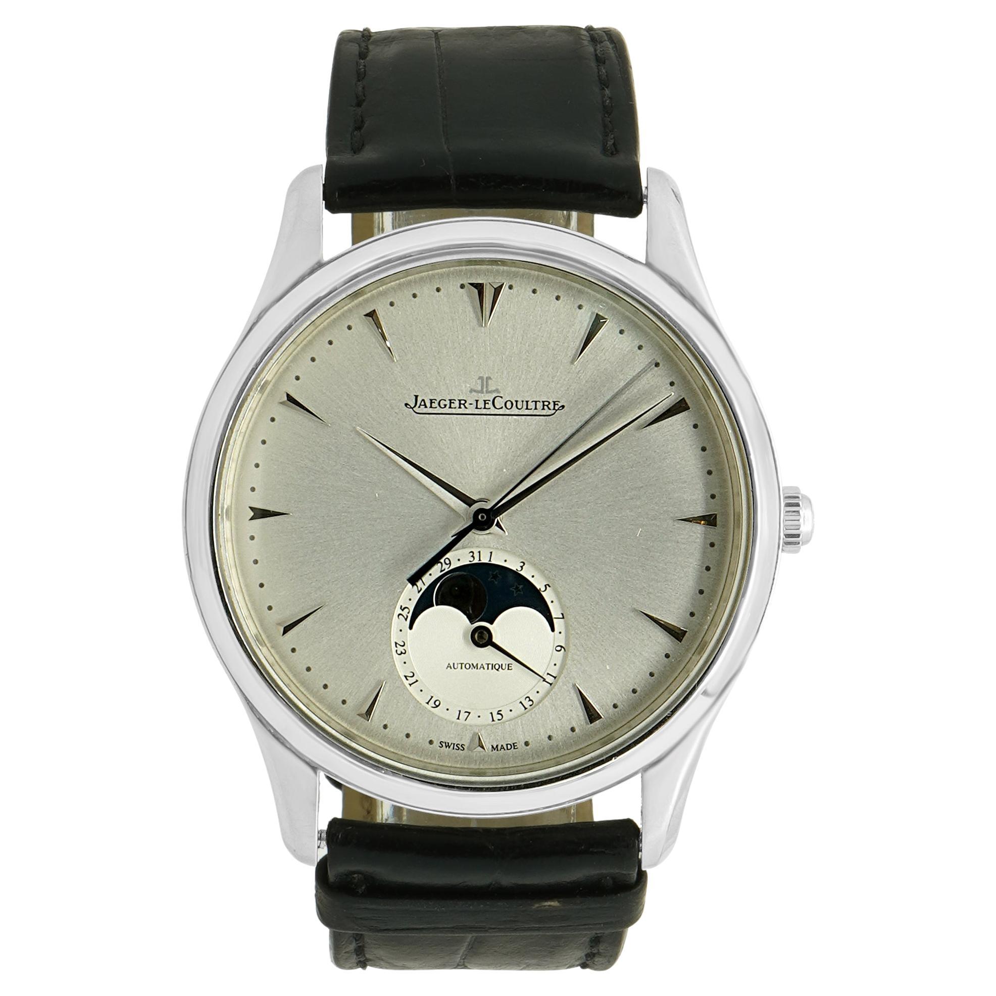 Jaeger-LeCoultre Stainless Steel Master Ultra Thin Moonphase 39mm