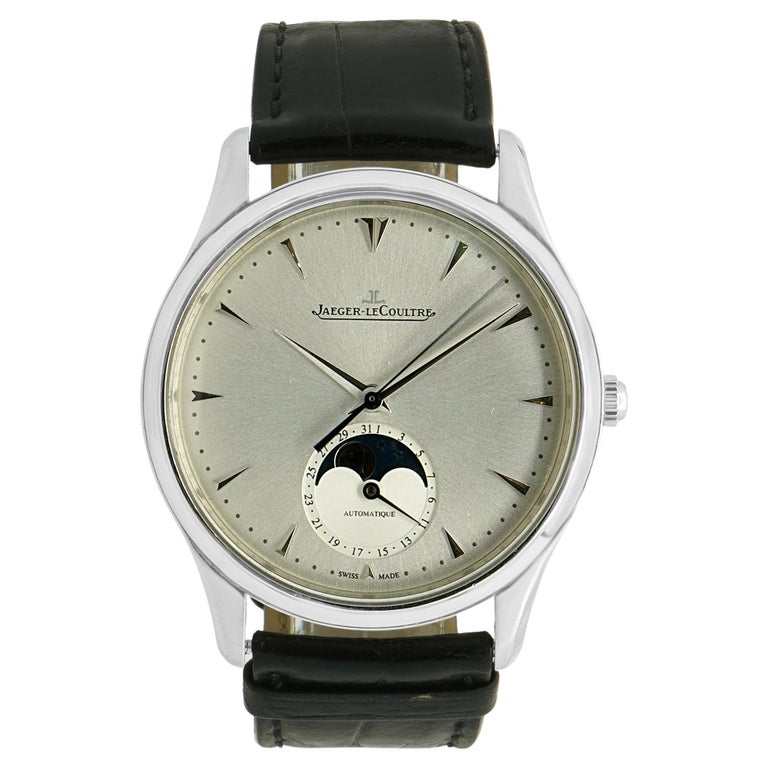 Jaeger-LeCoultre Edelstahl Master Ultra Thin Moonphase 39mm im