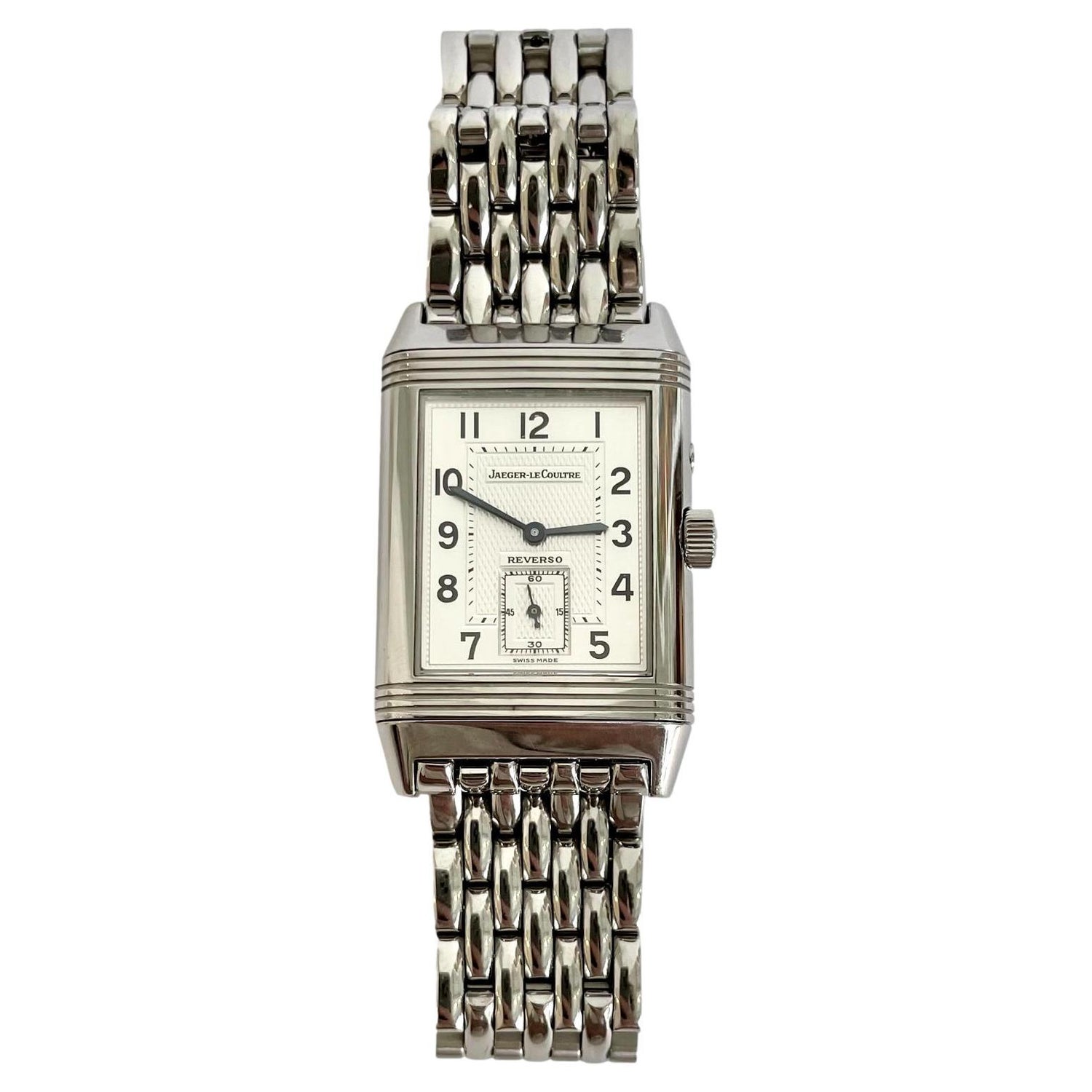 Jaeger-LeCoultre Reverso Stainless Steel Diamond Ladies Watch in Stock For  Sale at 1stDibs | reverso watch boca raton, black diamond reverso, reverso  black diamond