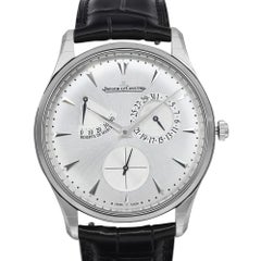 Jaeger-LeCoultre Ultra Thin Reserve De Marche Steel Silver Dial Watch Q1378420