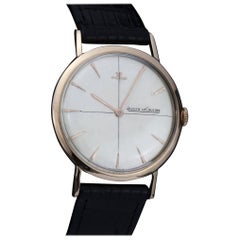 Jaeger-LeCoultre Retro 18 Karat Gold Manual Winding Wristwatch, circa 1960s