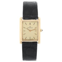 Jaeger-LeCoultre Vintage 18 Karat Gold Square Men's Watch 6029.21
