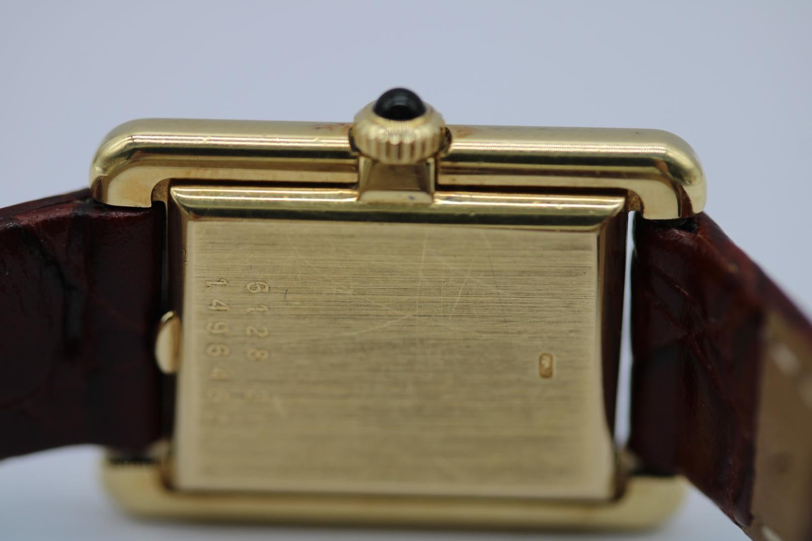 Jaeger-LeCoultre Orologio d'epoca in oro giallo 18 ct - anni '80, scatola e documenti in vendita 7