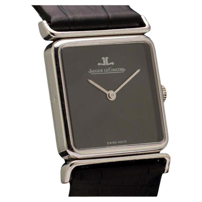 Jaeger-LeCoultre Stainless Steel Duoplan Wristwatch at 1stDibs