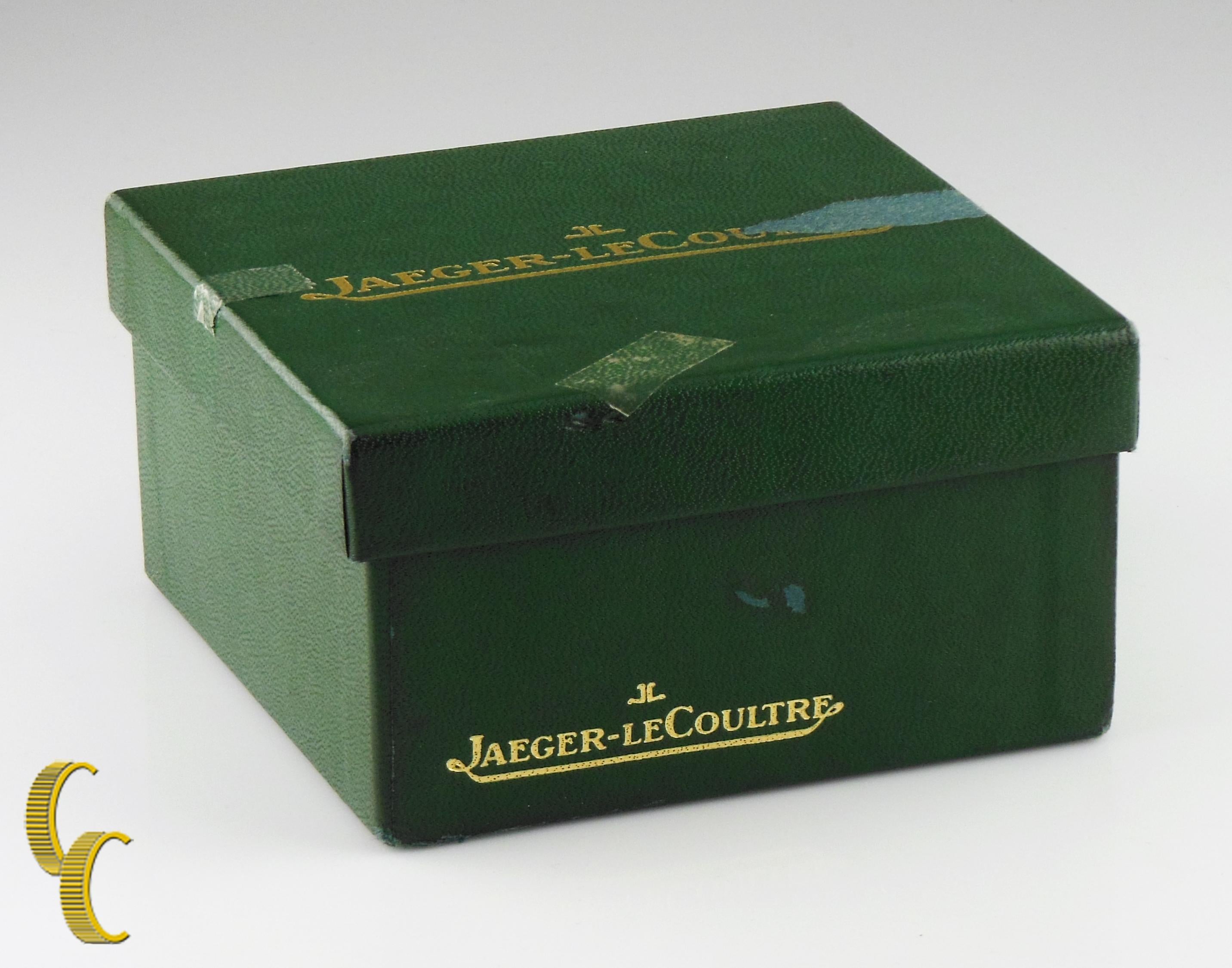 Jaeger-LeCoultre Vintage Hand-Winding Alarm Watch W/ Original Box and Case For Sale 1