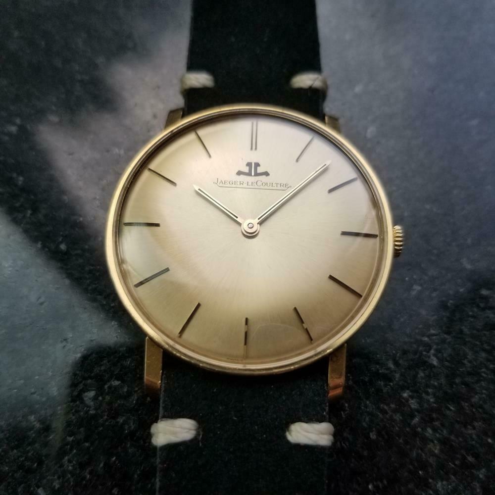 lecoultre watch vintage gold