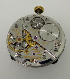 Jaeger-LeCoultre Watch Black Onyx Dial & Movement, caliber 838, 18 jewels.