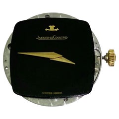 Jaeger-LeCoultre Watch Black Onyx Dial & Movement, caliber 838, 18 jewels.