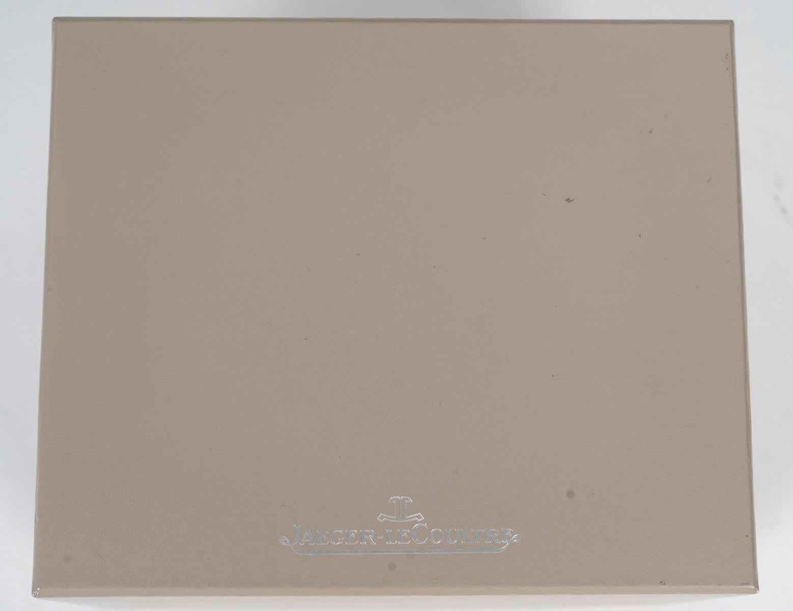 Moderne Jaeger-LeCoultre Watch Box in Leather and Wood, 1990. en vente