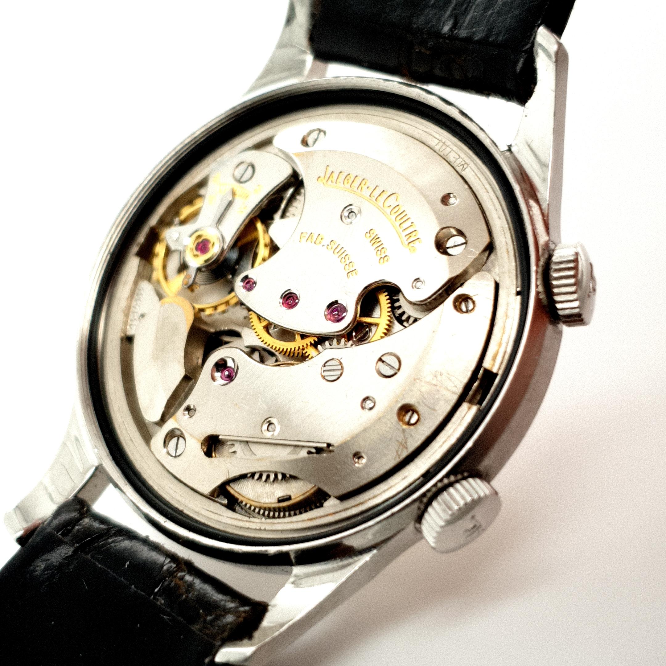 Jaeger-LeCoultre, Wrist Alarm/ Memovox, Caliber: P489/1, Movement Nr. 1067615 For Sale 4