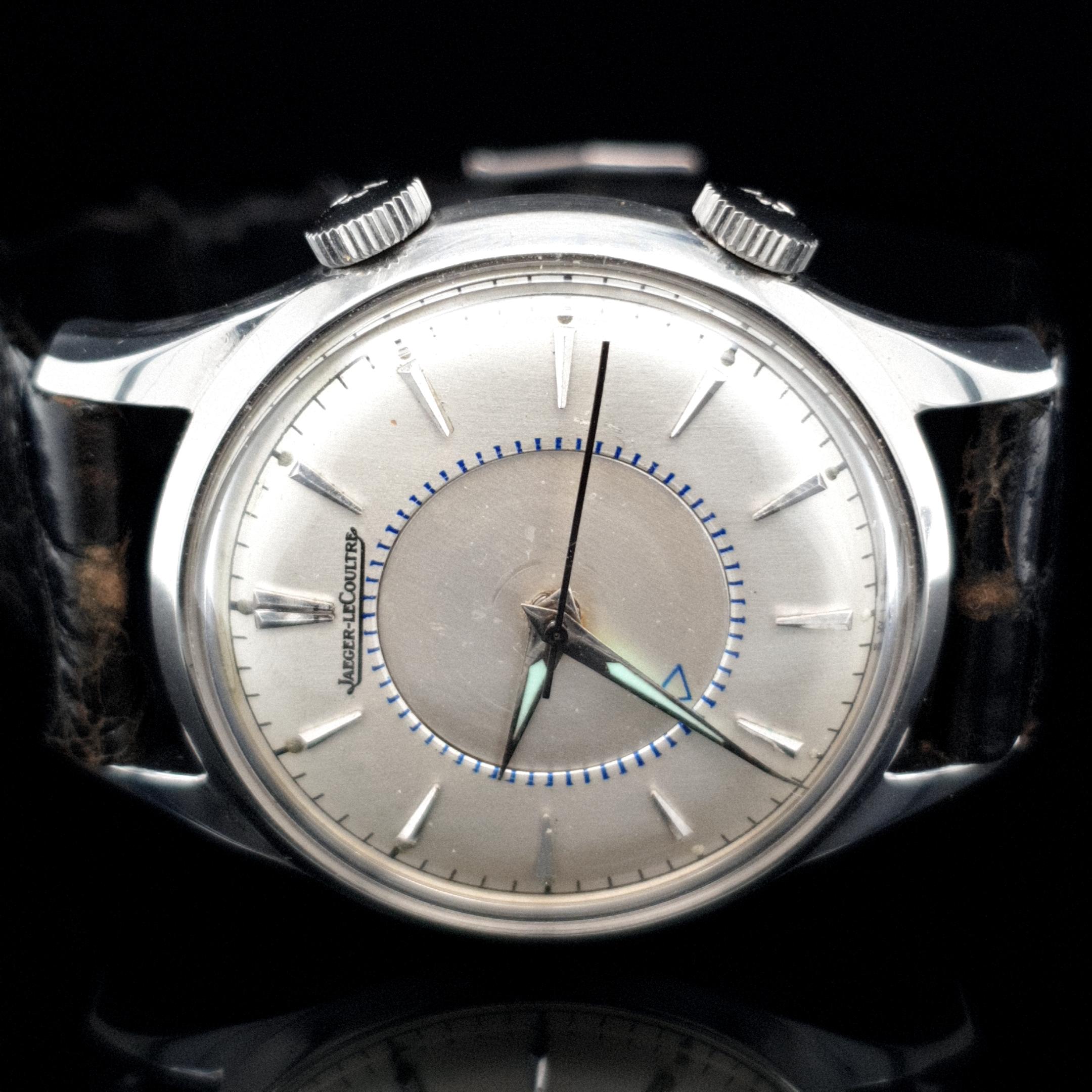 Jaeger-LeCoultre, Armband Alarm/ Memovox, Kaliber: P489/1, Uhrwerk Nr. 1067615 (Künstler*in) im Angebot