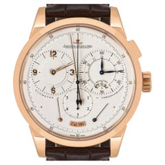 Jaeger LeCoulture Duometer Chronograph Rose Gold Watch