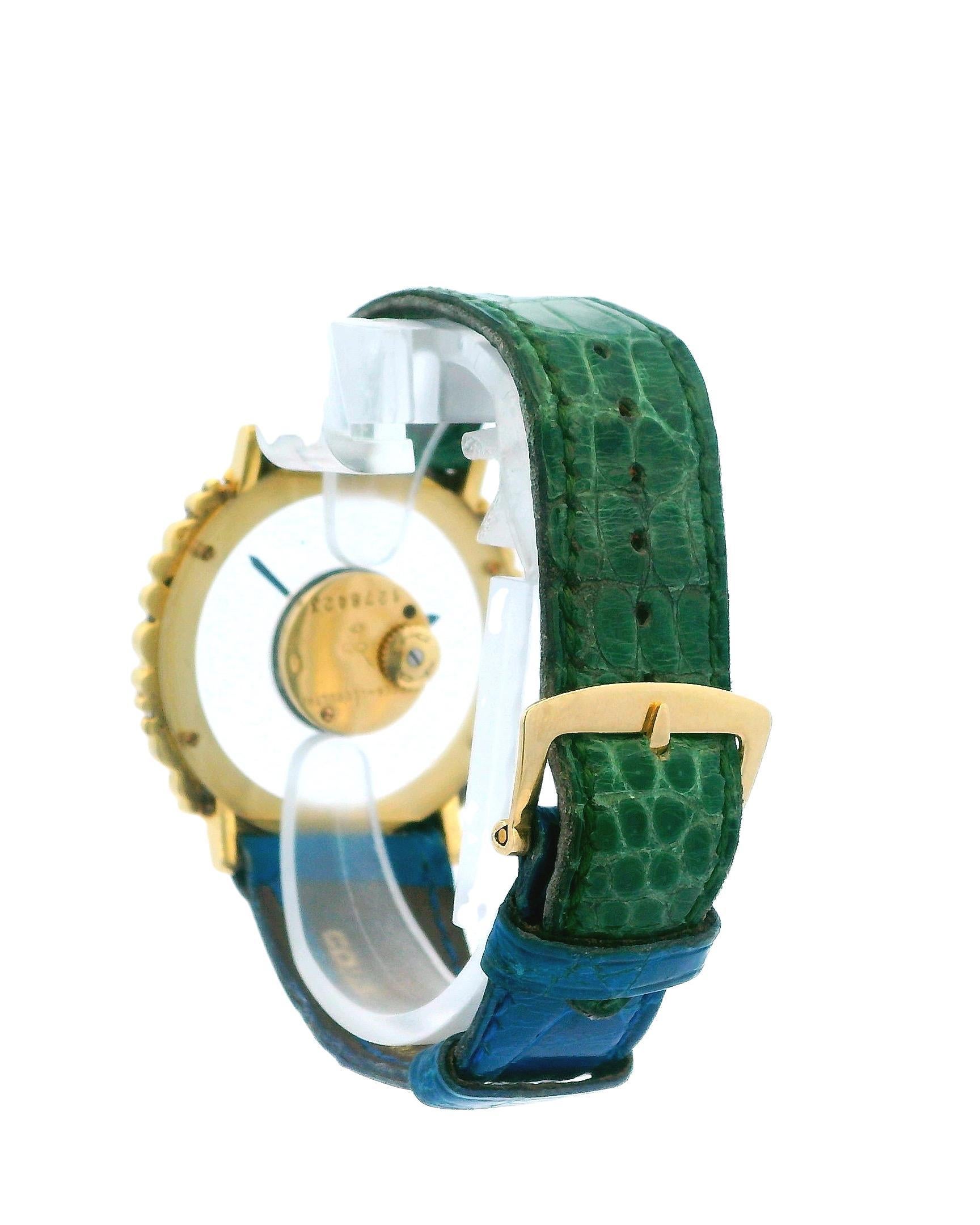 Women's Jaeger-LeCoulture Mystery Dial 18K Yellow Gold Nuggest Watch