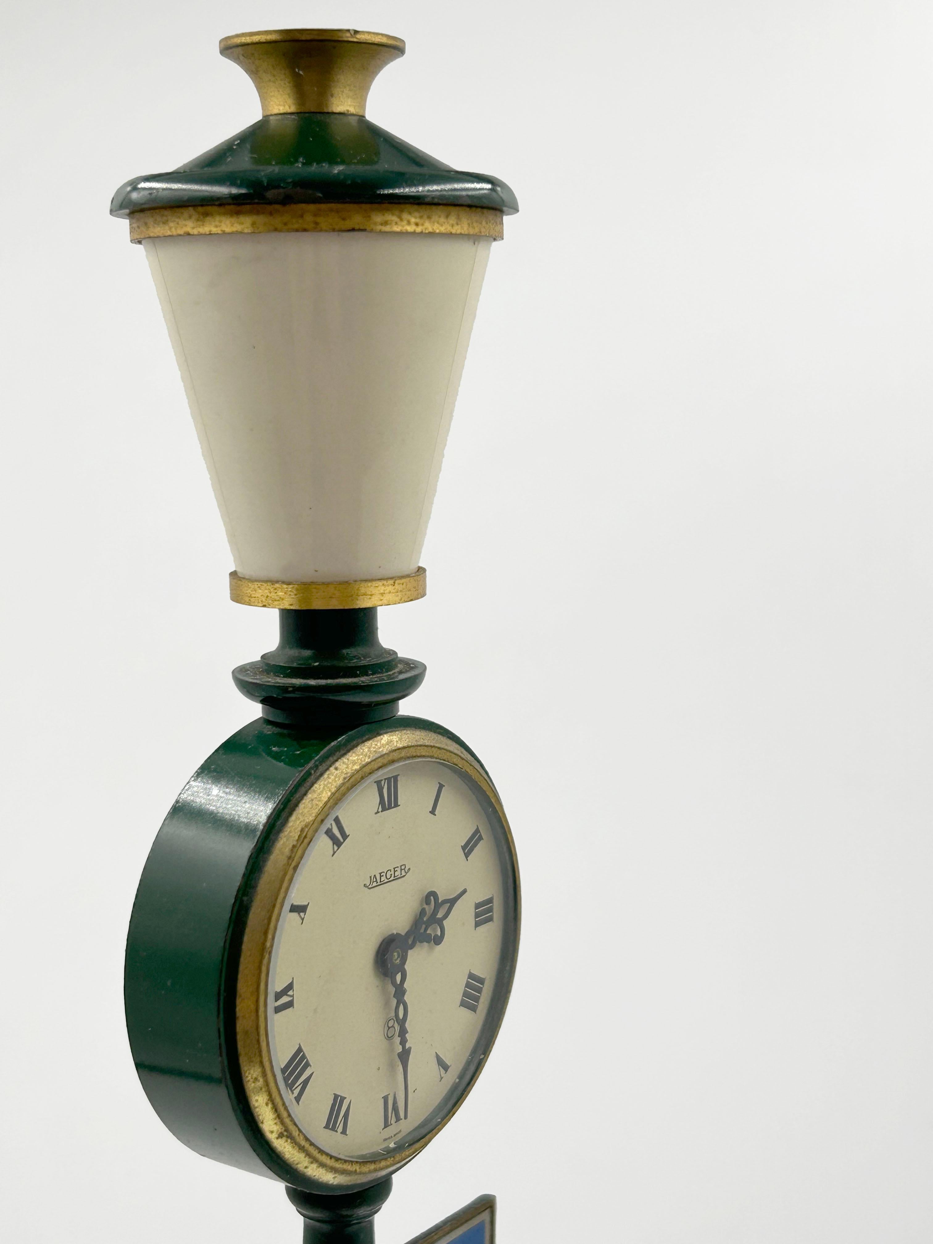 French Jaeger “Rue de la Paix” desk clock, France, ca. 1960 For Sale