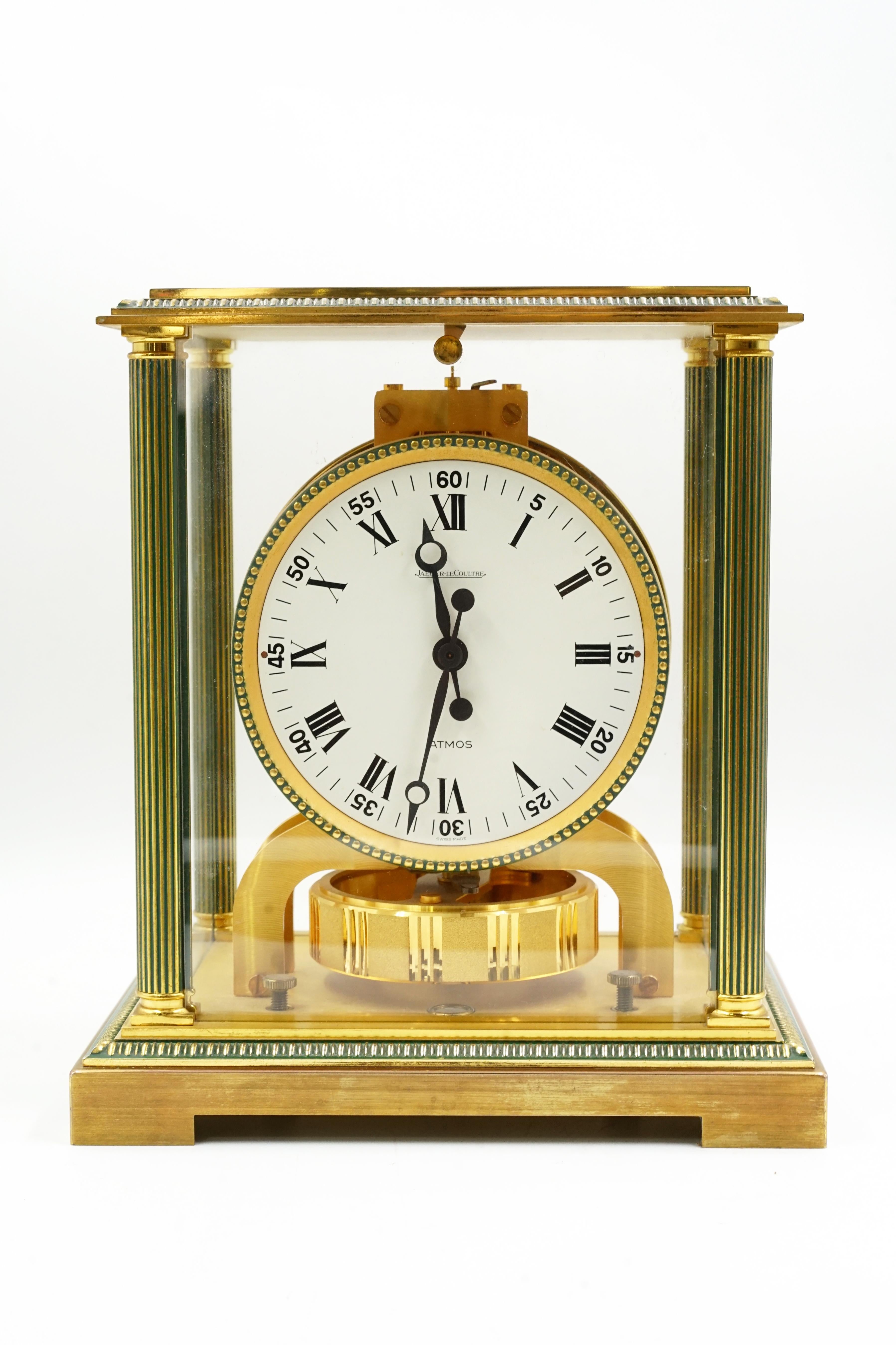 Directoire Jaeguer Le coultre Atmos table clock For Sale