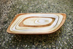 Jael Coffee Table – Handmade Italian Walnut & Brass Inlay by Ivan Paradisi