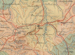 Jaén 1902: A Cartographic Depiction of Andalusia's Olive Heartland