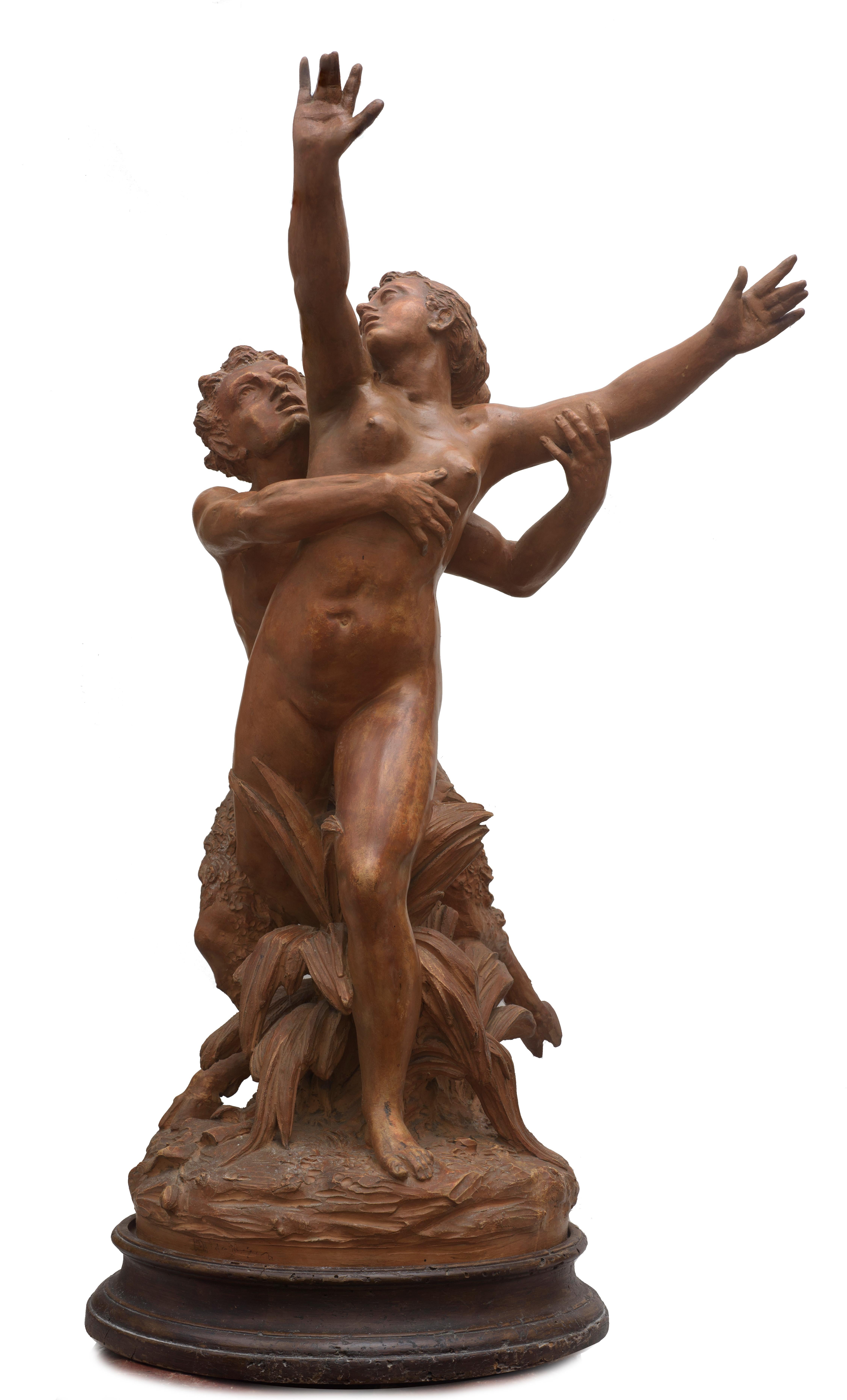 Pan und Siringa – Sculpture von Jafet Torelli