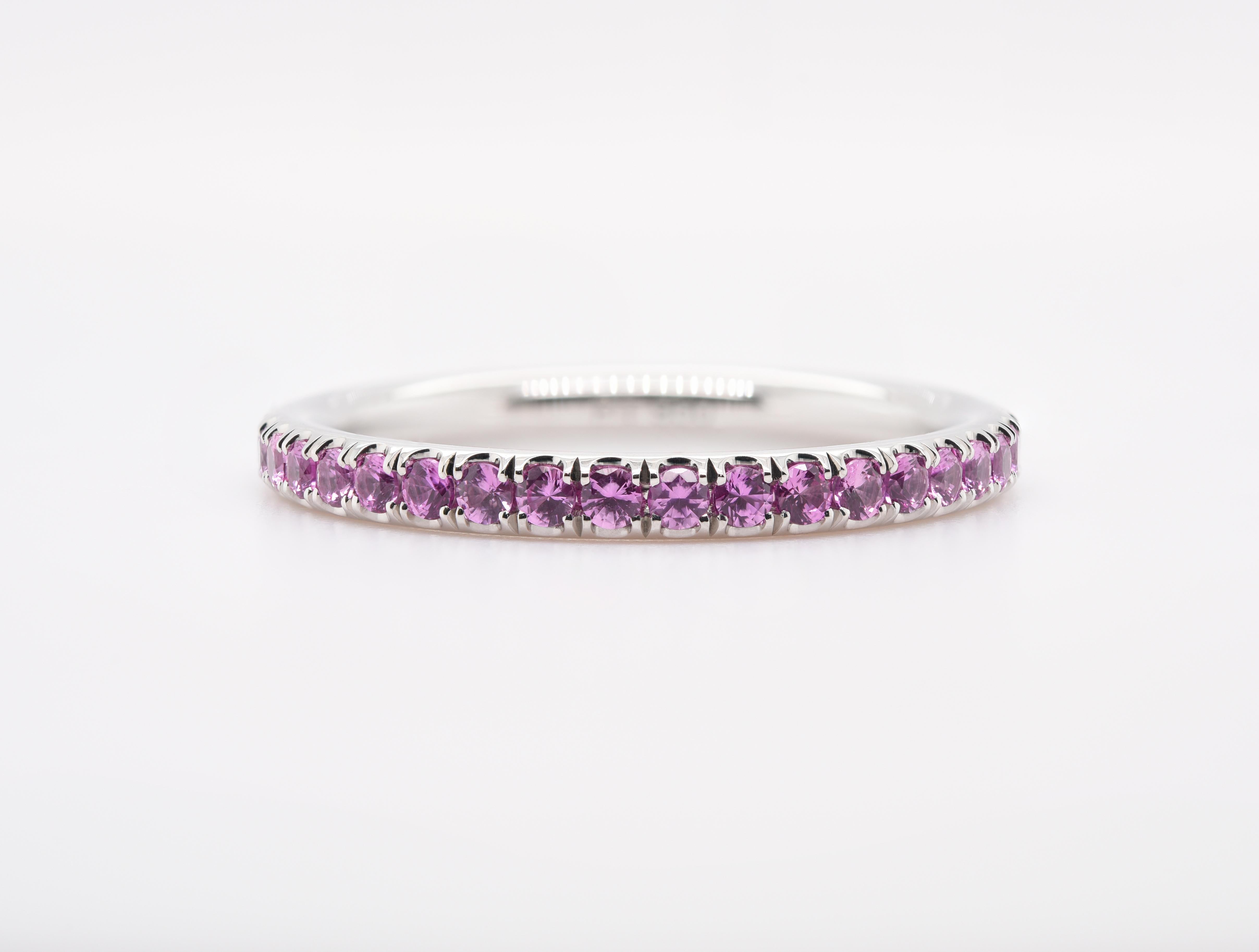 Women's or Men's JAG New York Eternity Band with Your Choice of Diamonds and Gemstones For Sale