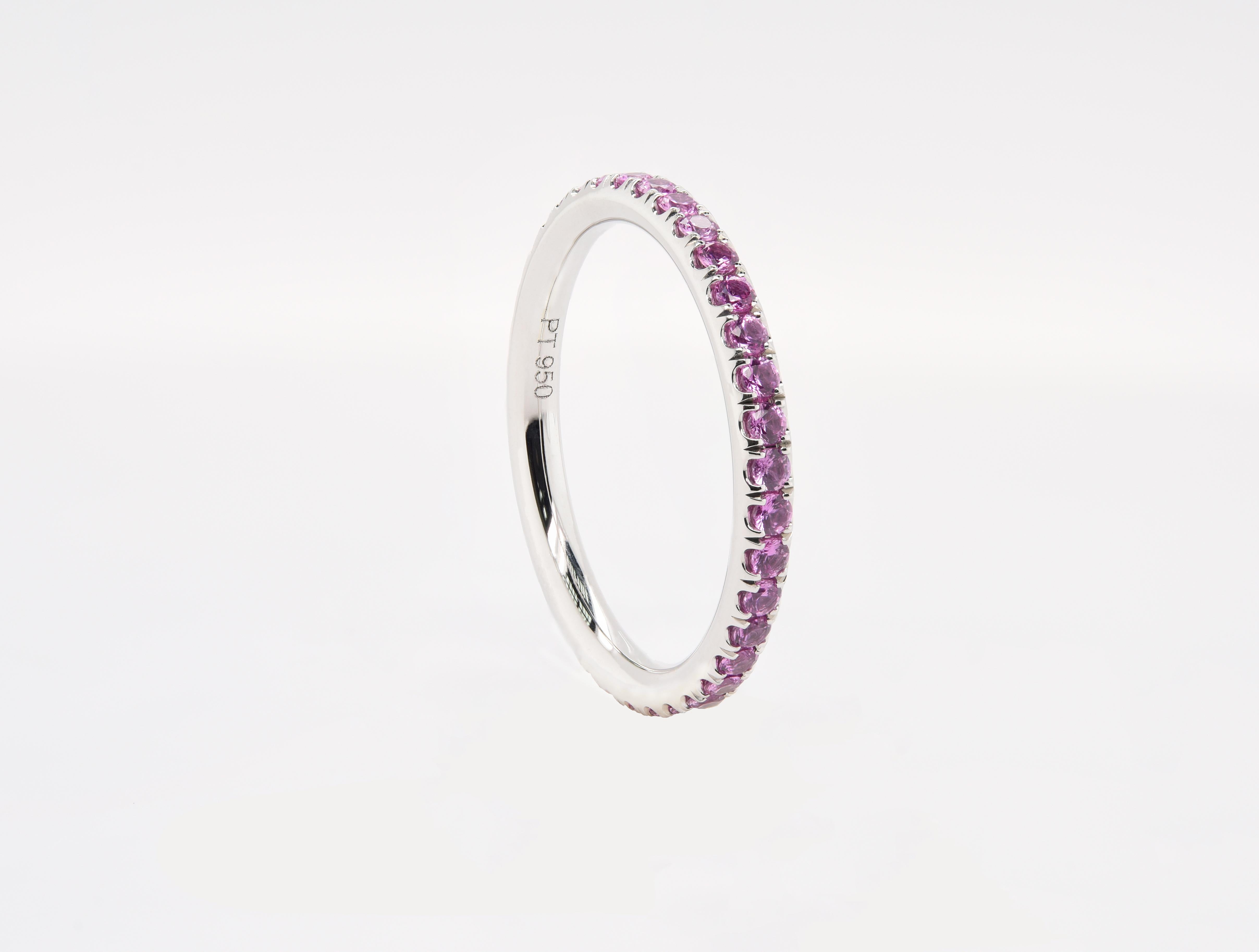 Women's or Men's JAG New York Eternity Band with Your Choice of Diamonds and Gemstones For Sale