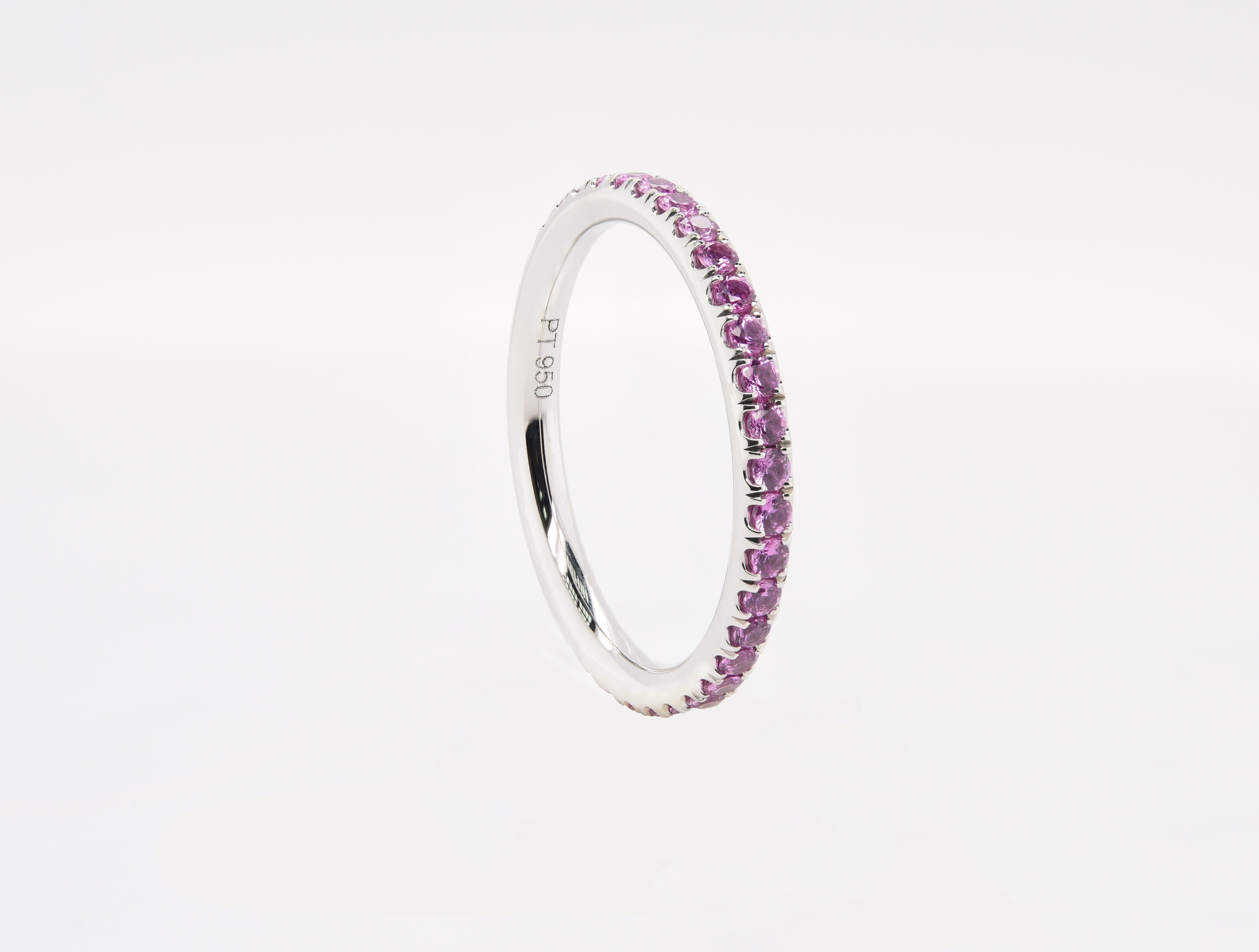 JAG New York Eternity Band with Your Choice of Diamonds and Gemstones For Sale 1