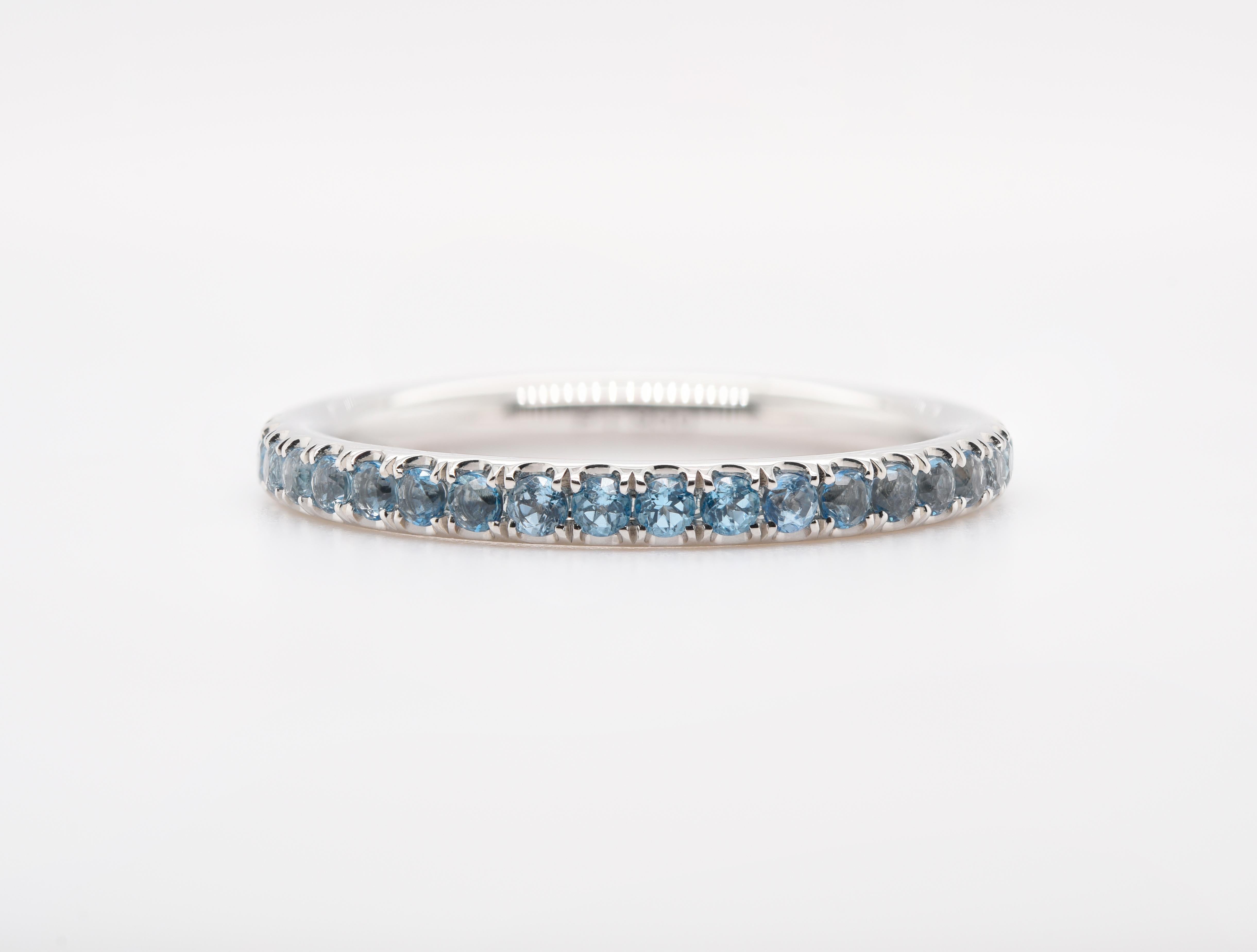 JAG New York Eternity Band with Your Choice of Diamonds and Gemstones For Sale 2