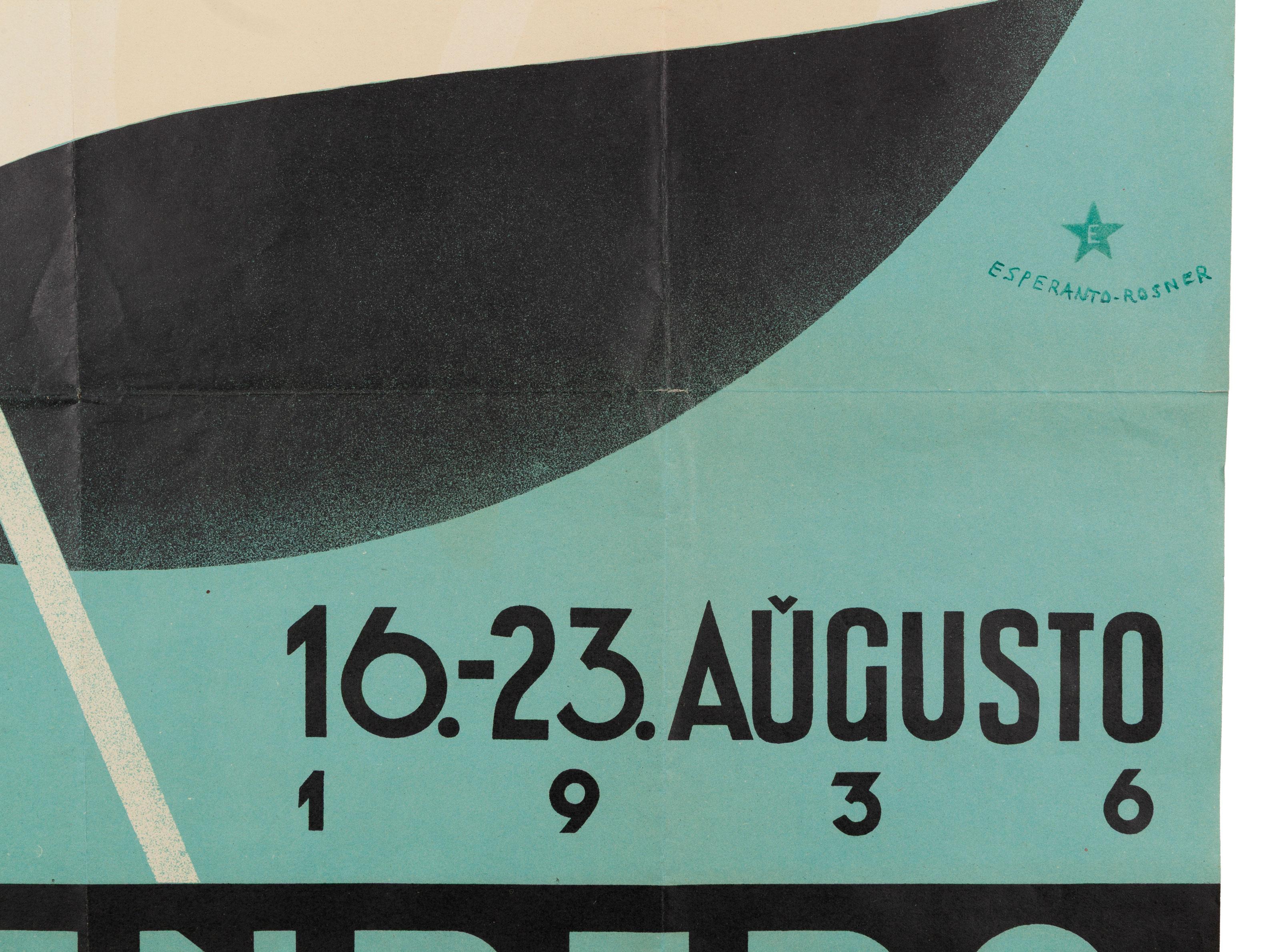 Esperanto Fair Foirode Reichenberg - Print by Jager
