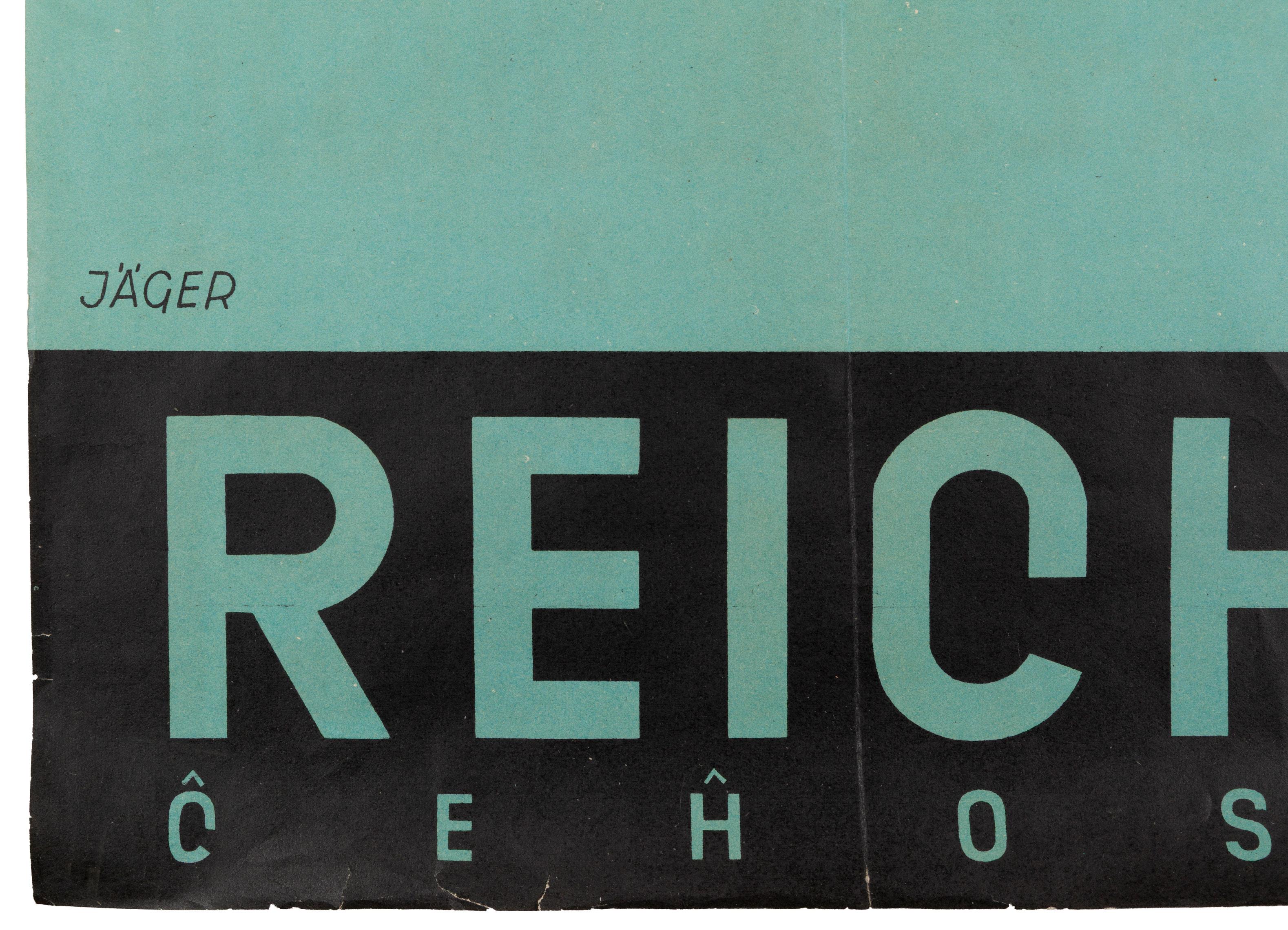 Esperanto Fair Foirode Reichenberg - Gray Print by Jager