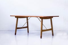 "Jagtbordet" Desk or Dining Table by Børge Mogensen, Denmark, 1950s