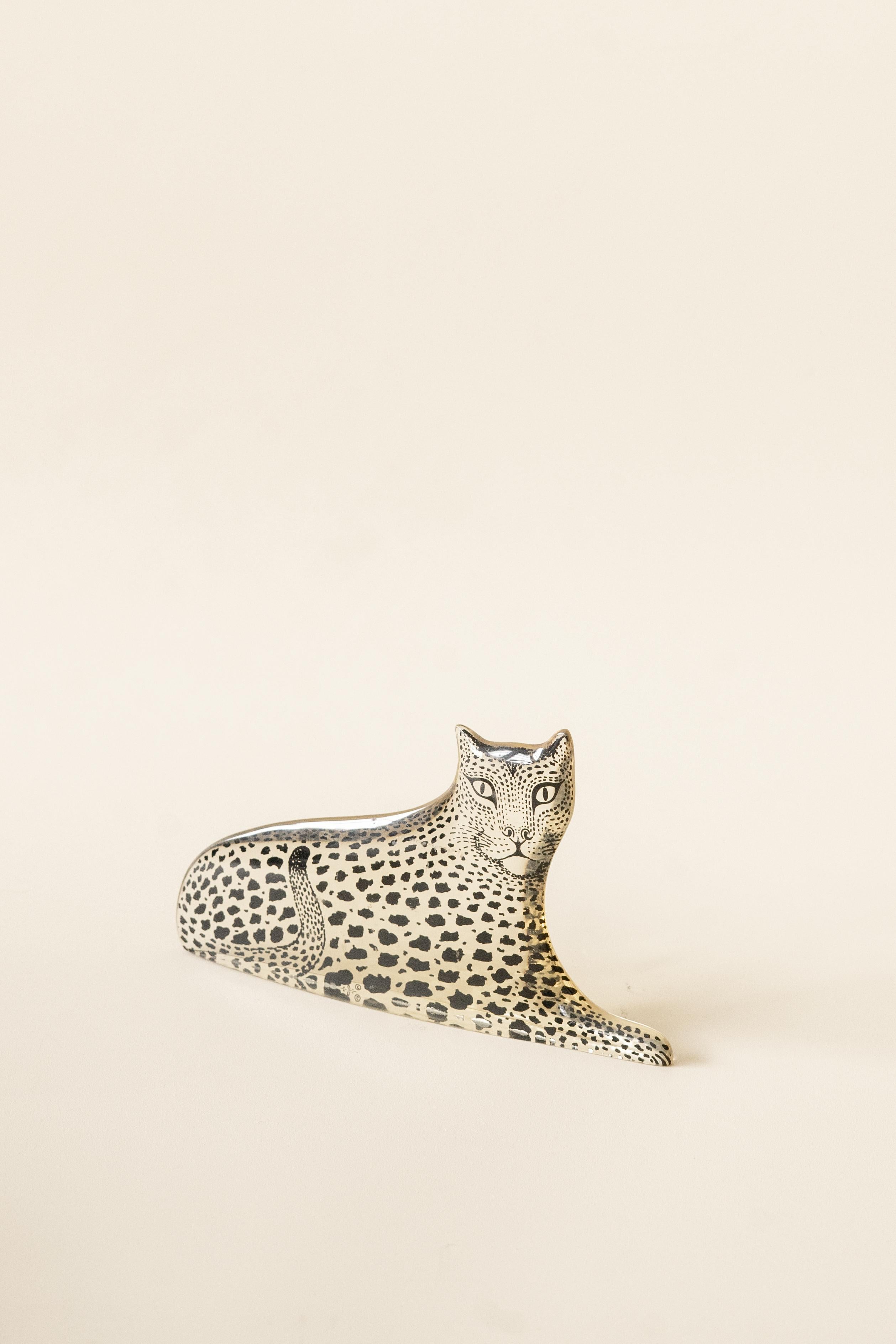 Brazilian Mid-Century Modern Jaguar Sculpture by Abraham Palatnik, 1960's For Sale