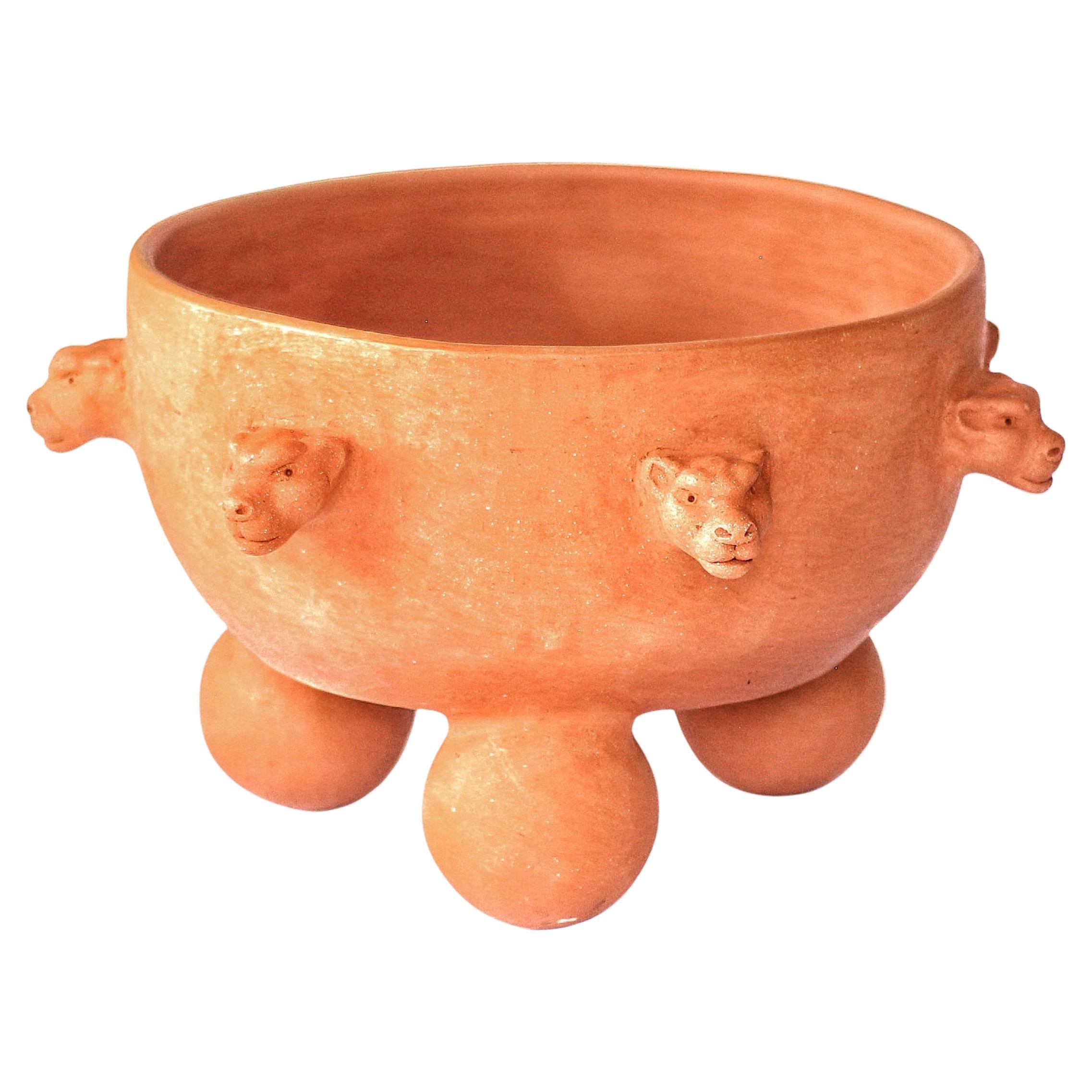 "Jaguar" Bowl, Clay, Taller Maya, 2024 - Lot 795 im Angebot