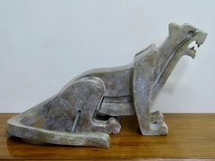 Jaguar Bronze Sculpture by Raul Navarro 2019