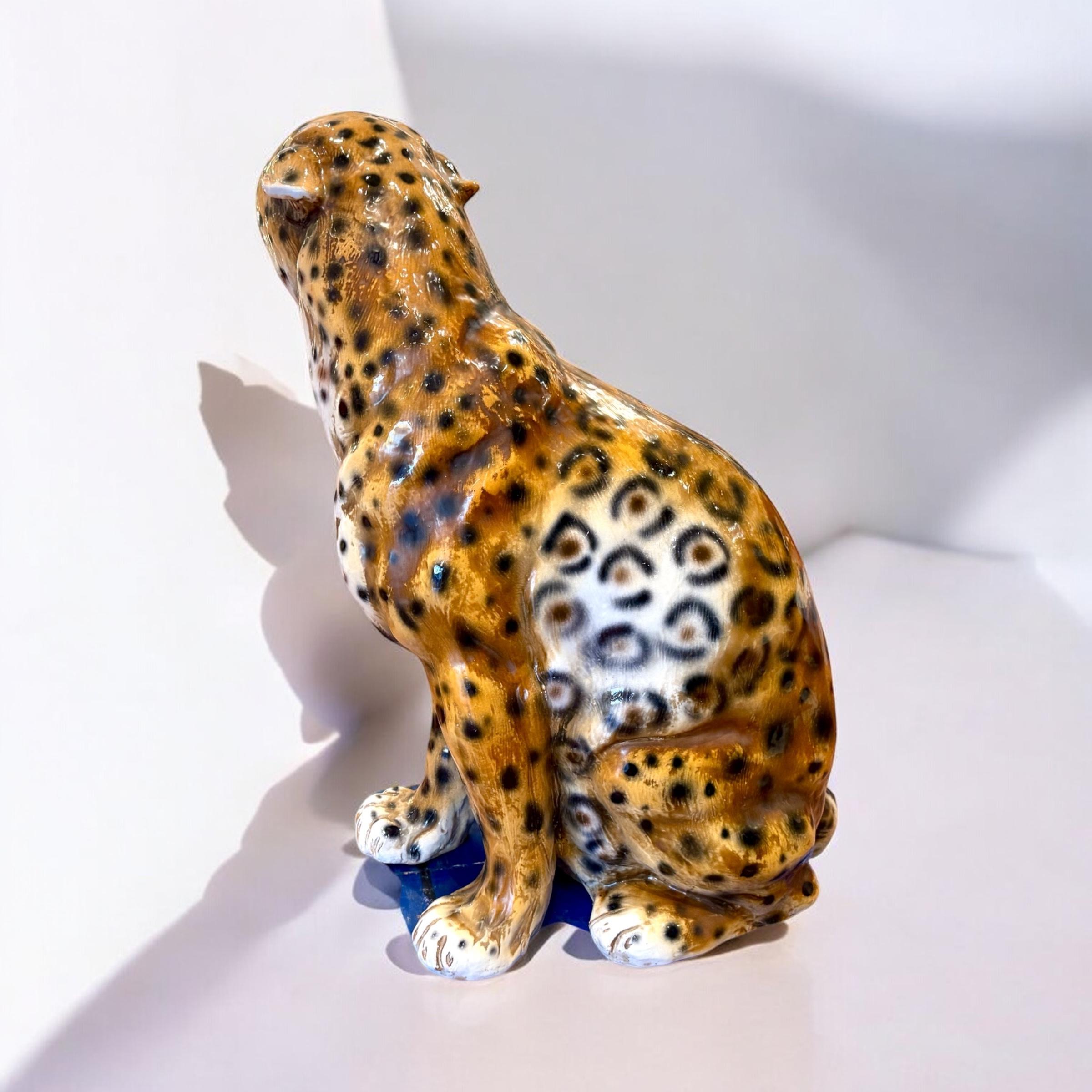 Mid-Century moderno Jaguar in ceramica italiana del 1960 circa in vendita