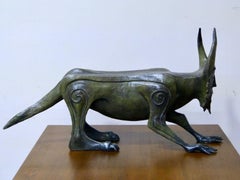 Jaguar de la Noche "Night Jaguar" Bronze Sculpture by Leonora Carrington, 2010