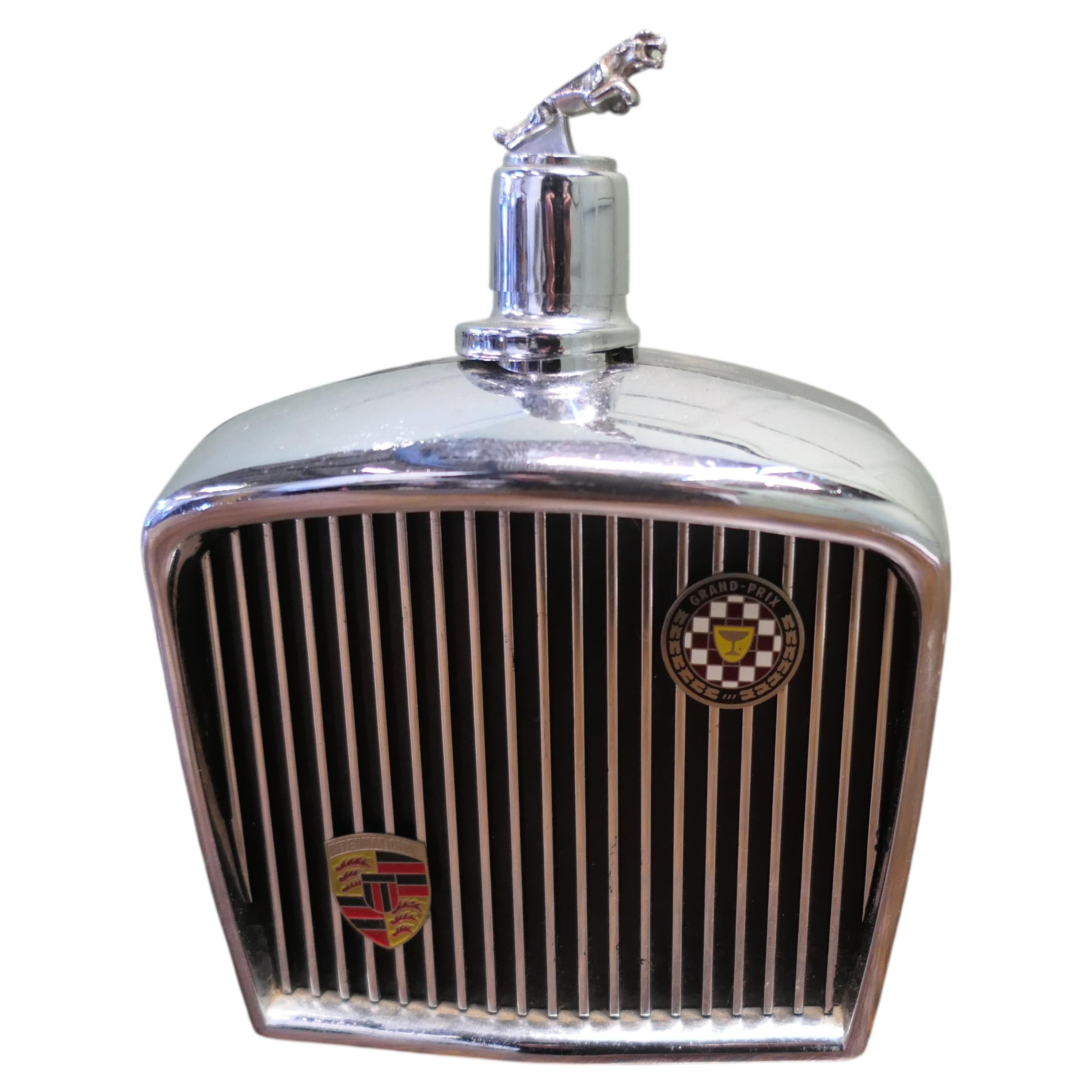 Carafe à décanter pour radiateur Jaguar du milieu du 20e siècle