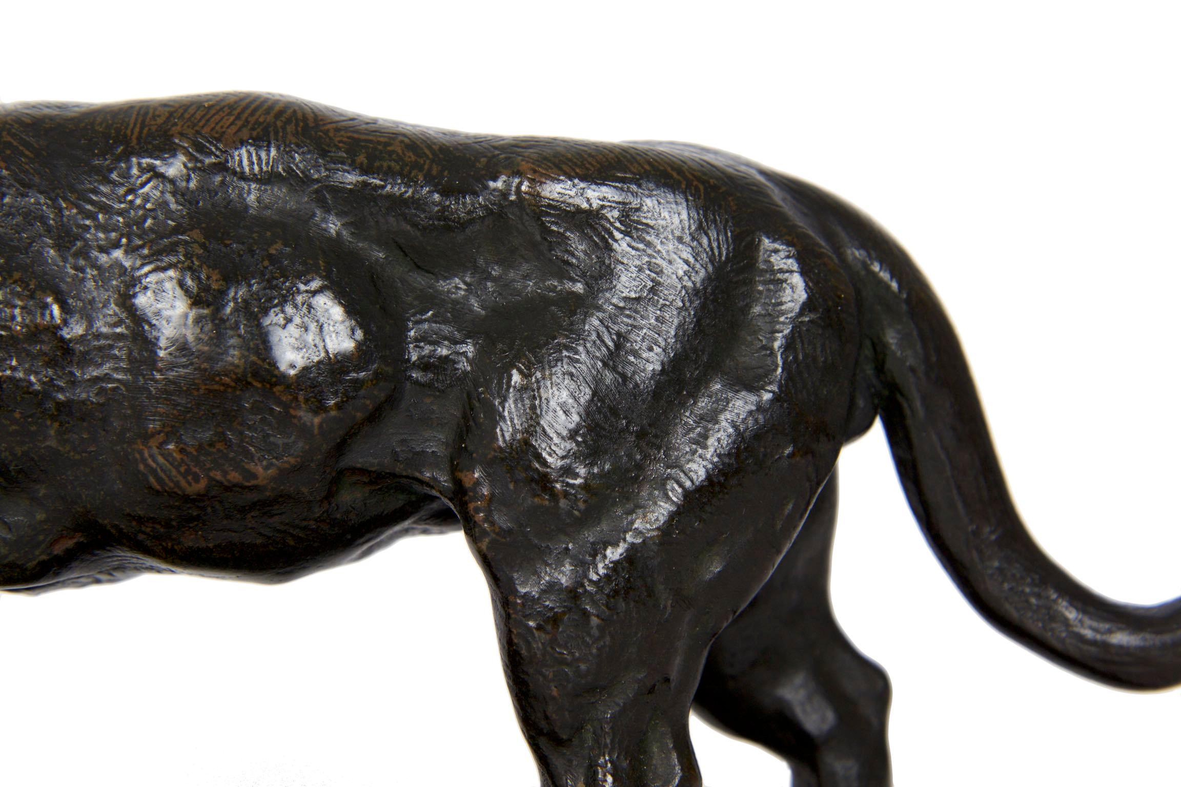  “Jaguar Standing” Bronze Sculpture by Antoine-Louis Barye and Barbedienne 6