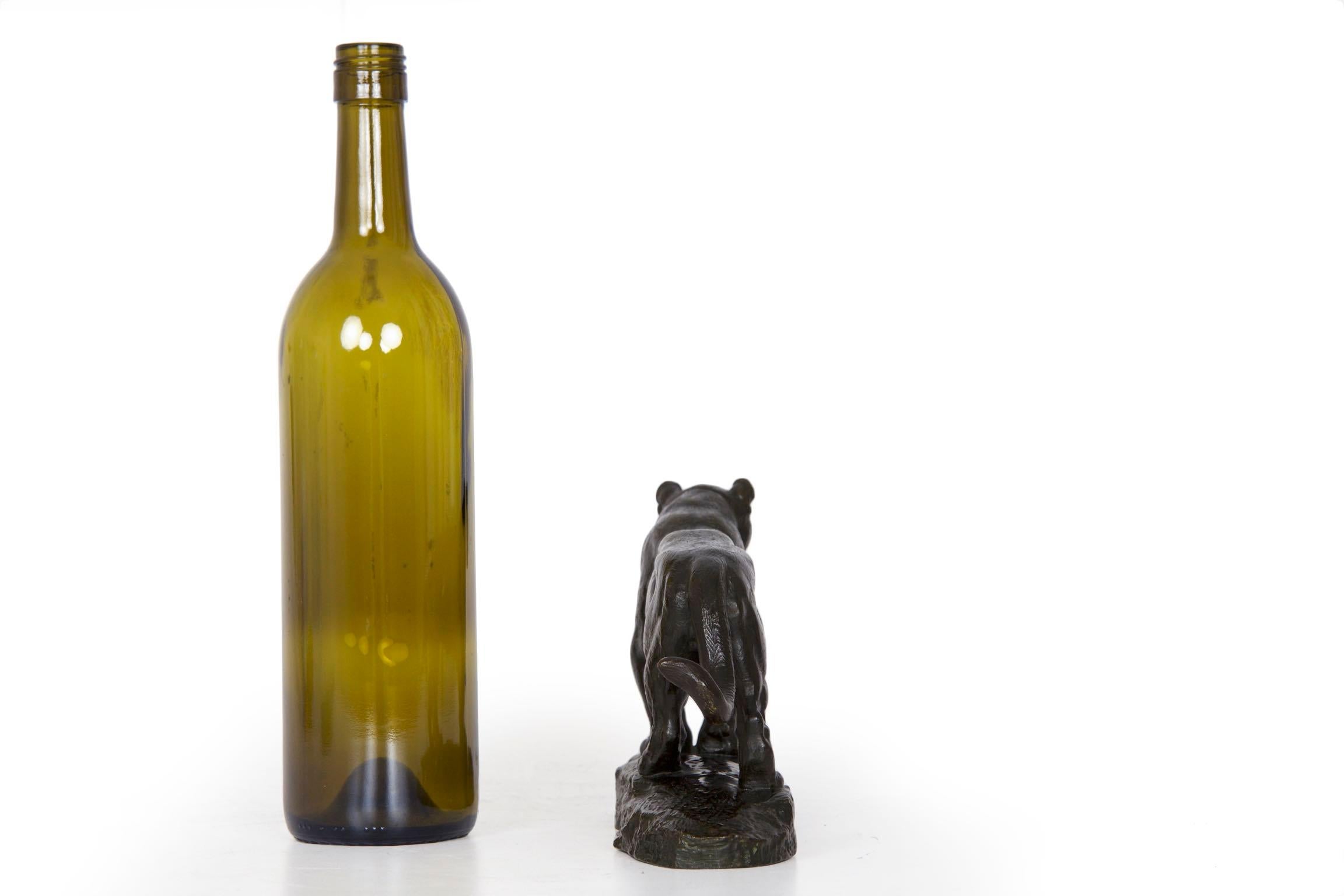 “Jaguar Standing” Bronze Sculpture by Antoine-Louis Barye and Barbedienne 8
