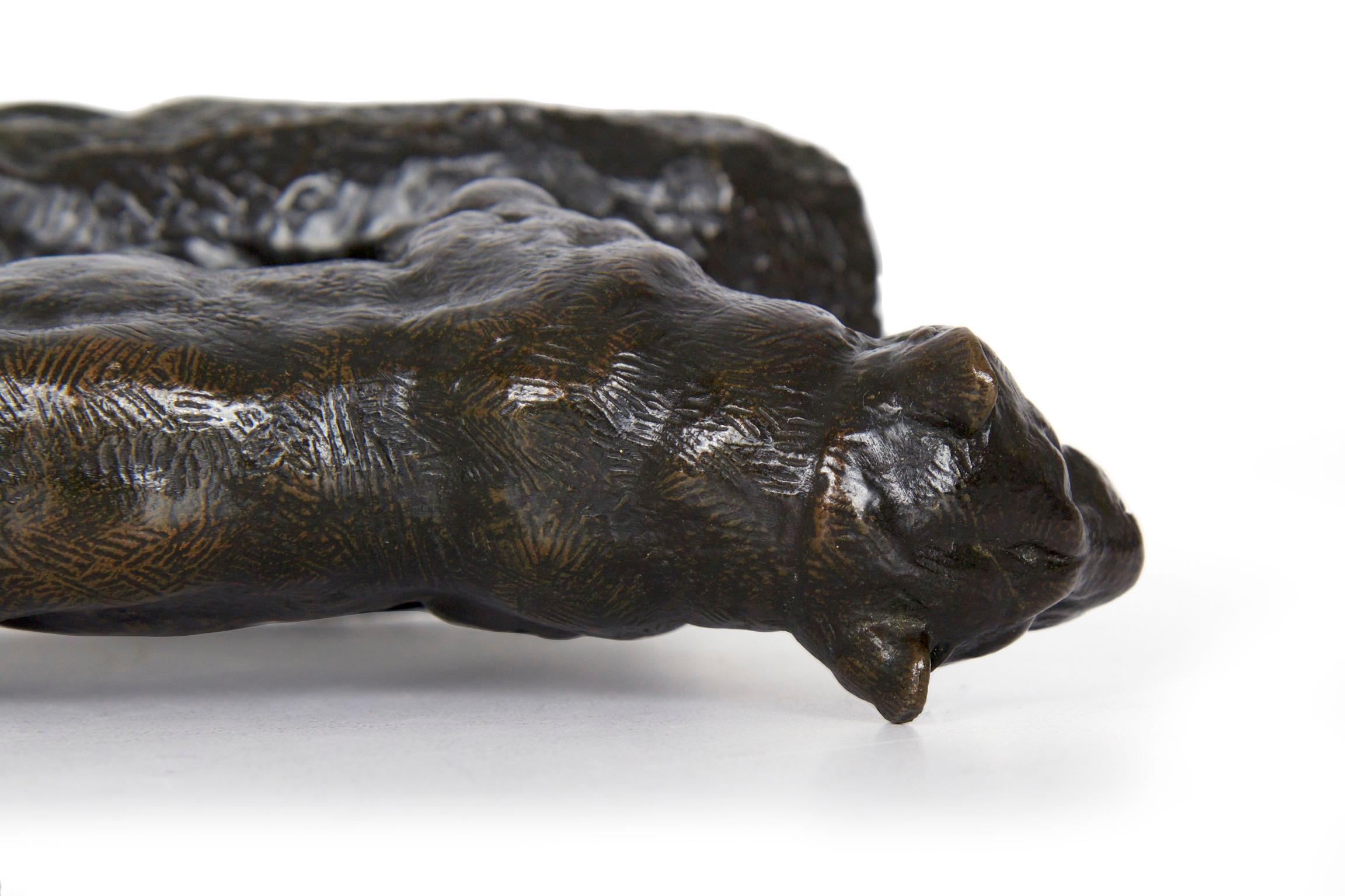 “Jaguar Standing” Bronze Sculpture by Antoine-Louis Barye and Barbedienne 10