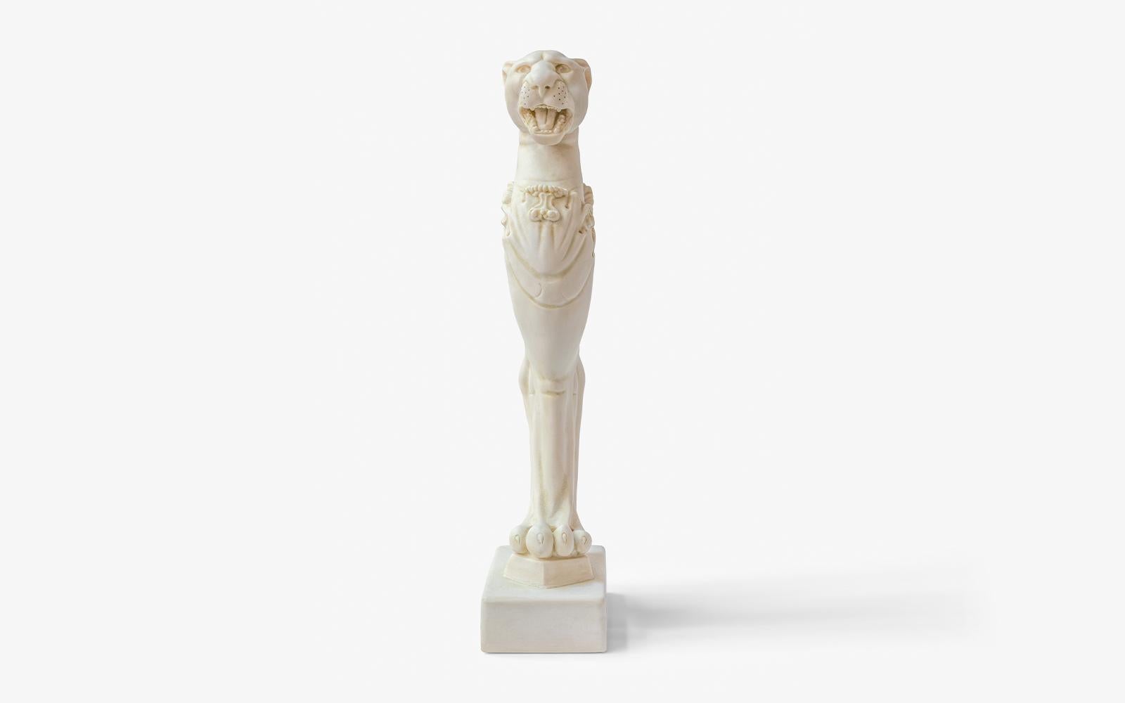Jaguar-Statue aus komprimiertem Marmor pulverbeschichtet „Ephesus-Museum“ im Zustand „Neu“ im Angebot in İSTANBUL, TR