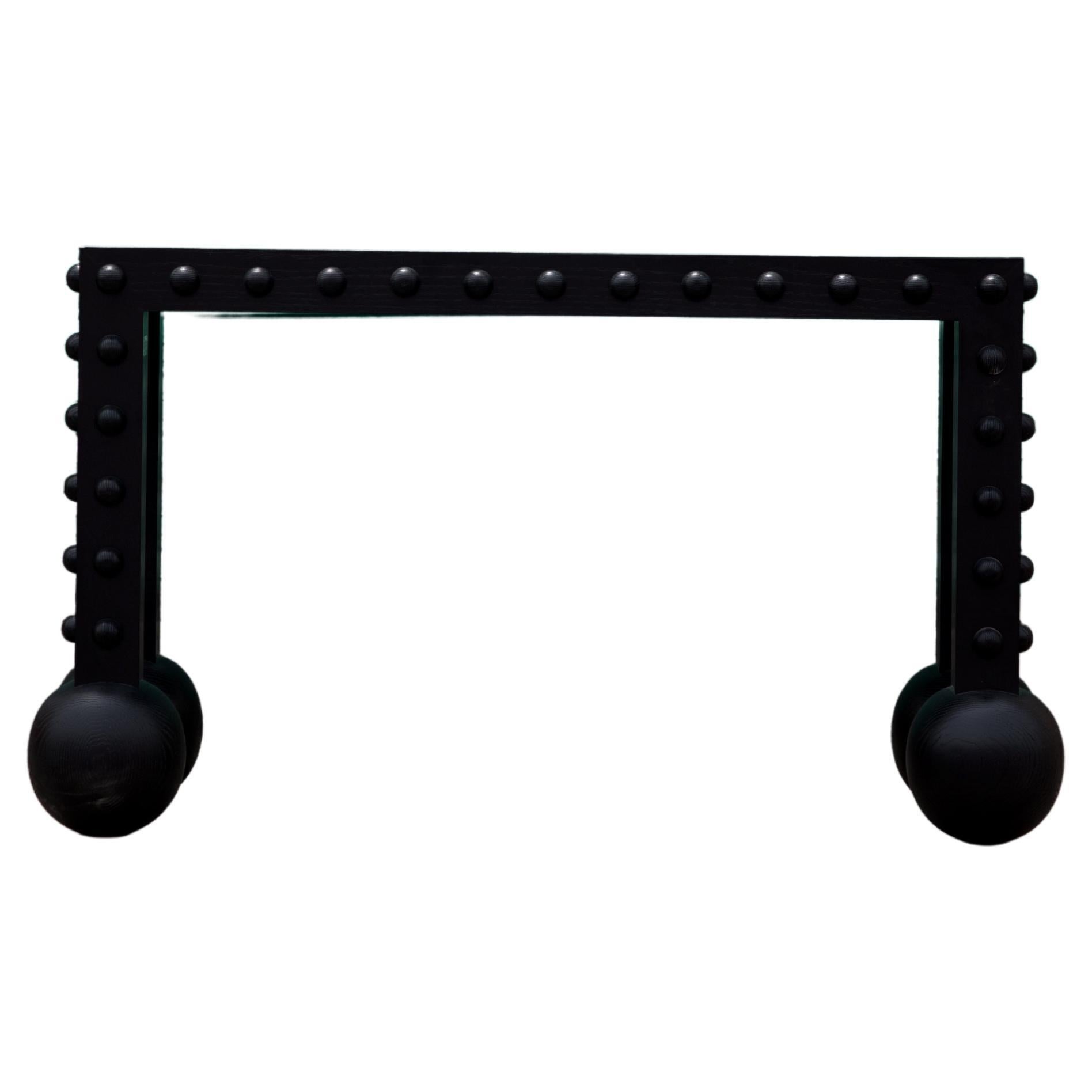 Jaguarcito Black Console Table by Andres Gutierrez For Sale